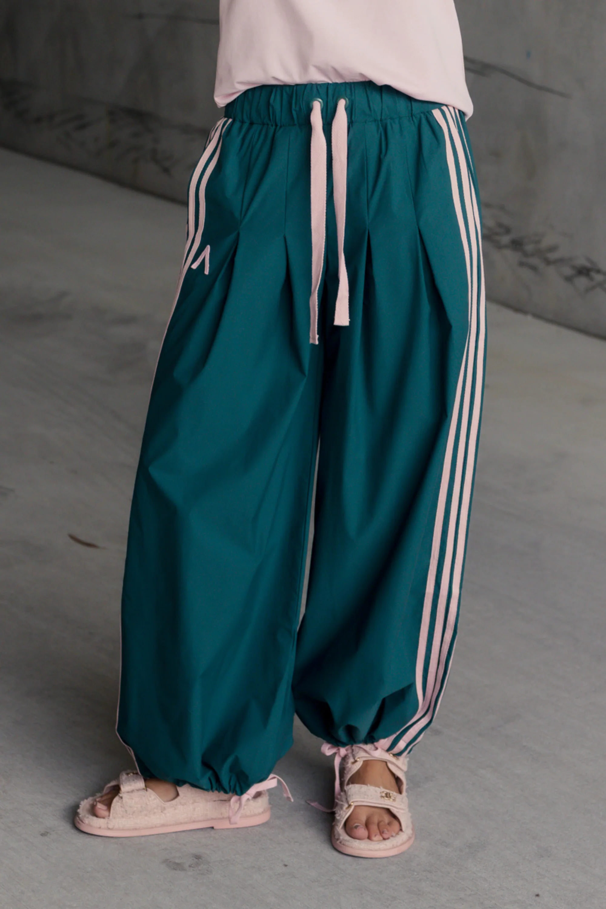 ALADIN Pants Green/Pink