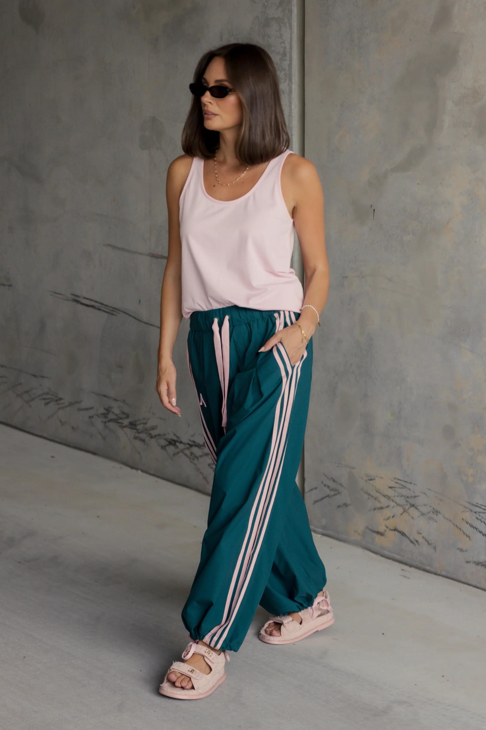 ALADIN Pants Green/Pink - Image 2