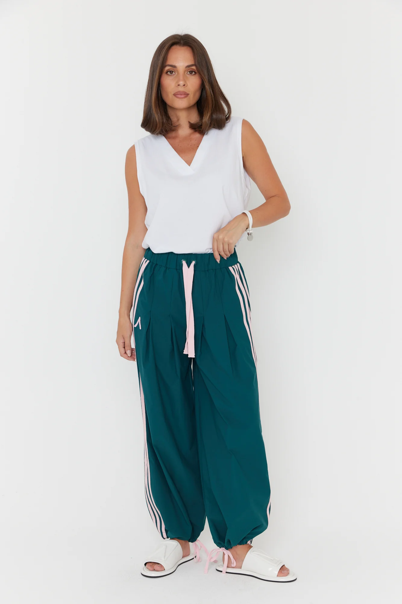 ALADIN Pants Green/Pink - Image 6