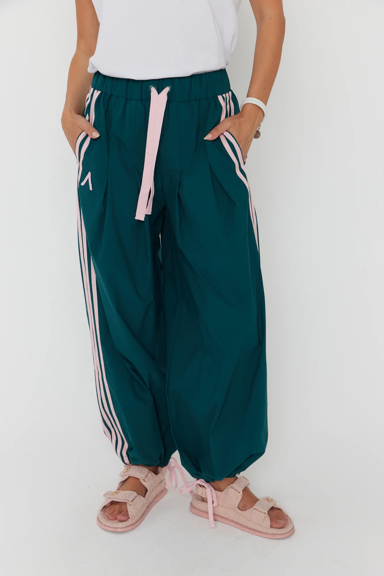ALADIN Pants Green/Pink - Image 7