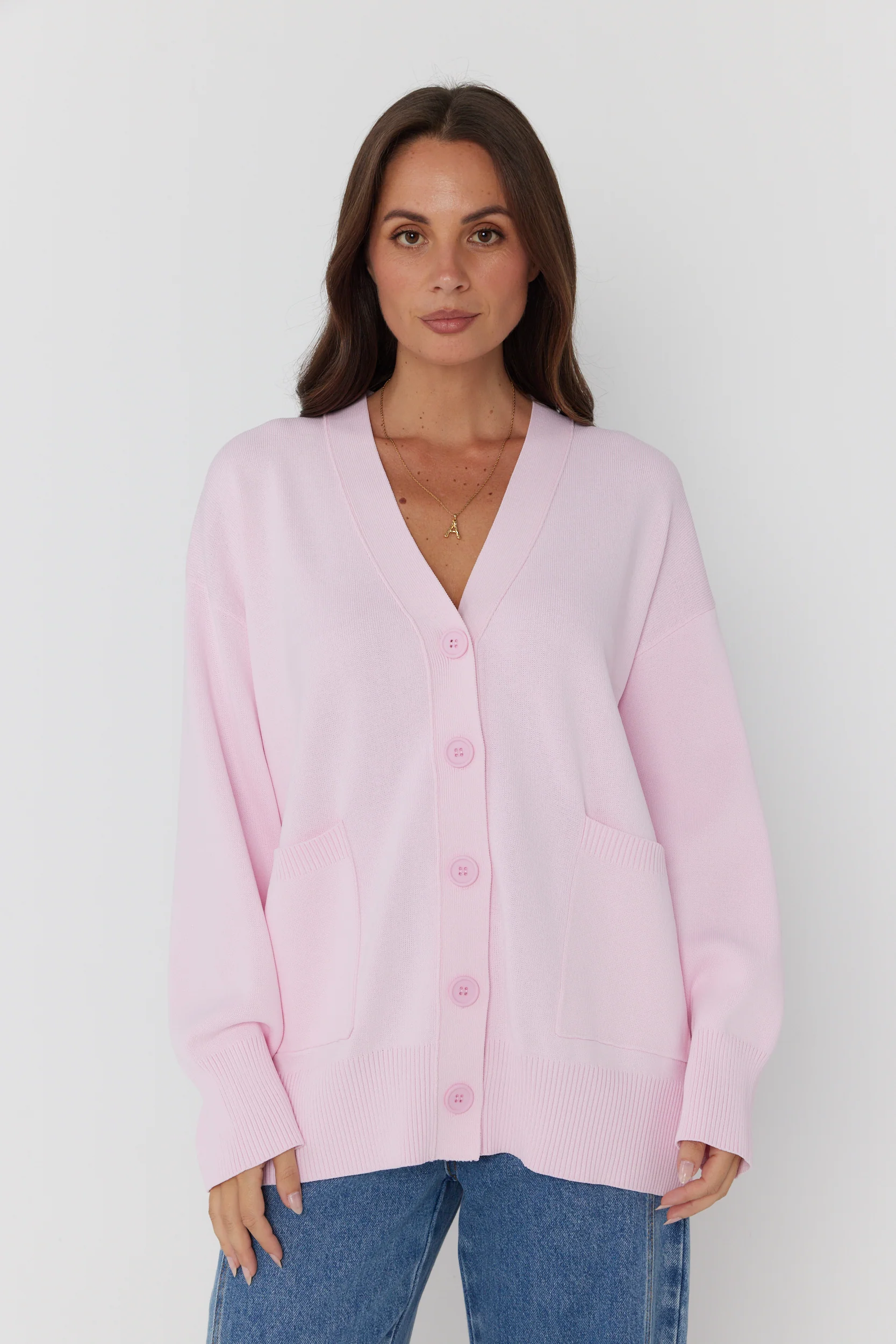 AMAIS Cardigan Light Pink - Image 6