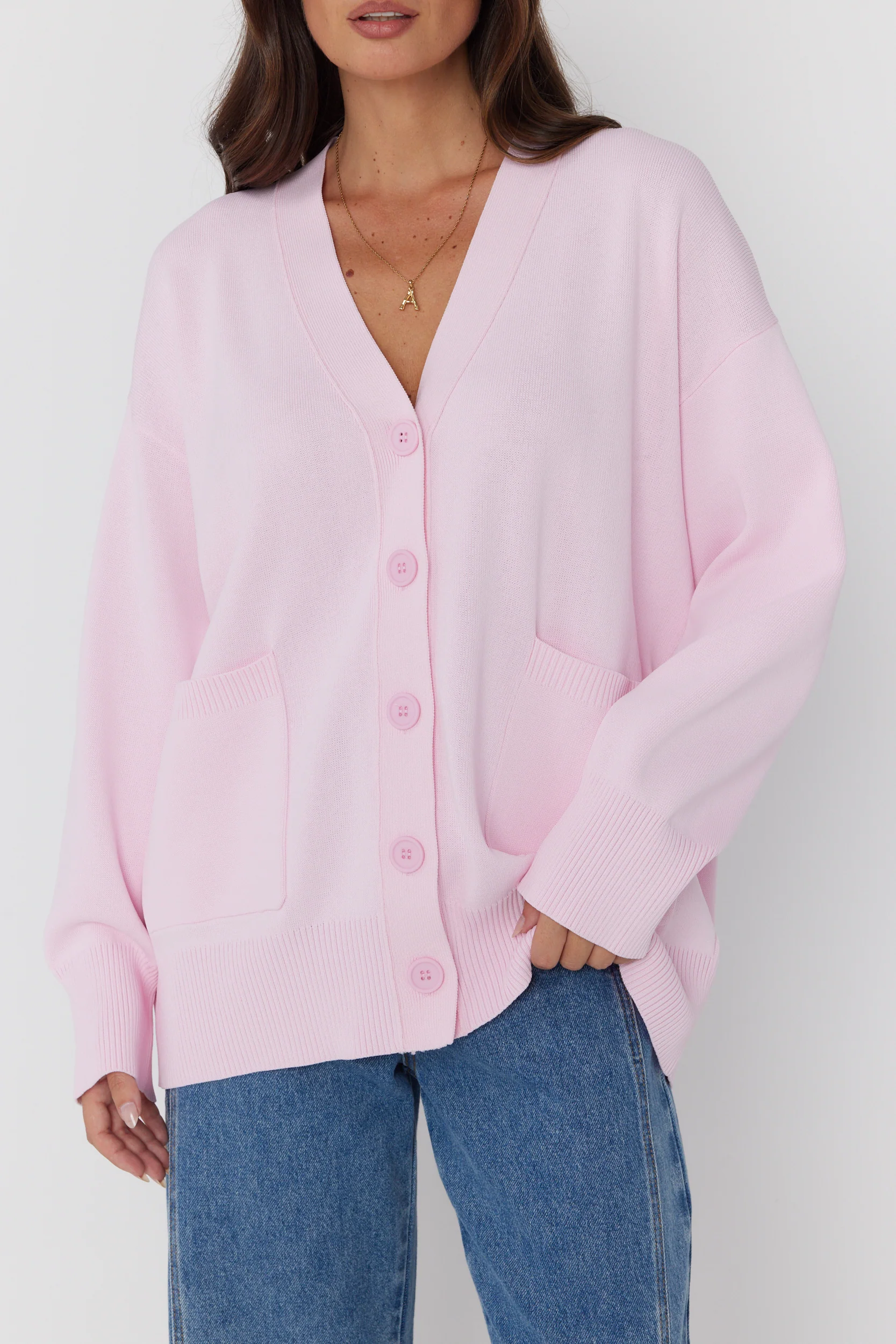 AMAIS Cardigan Light Pink - Image 8
