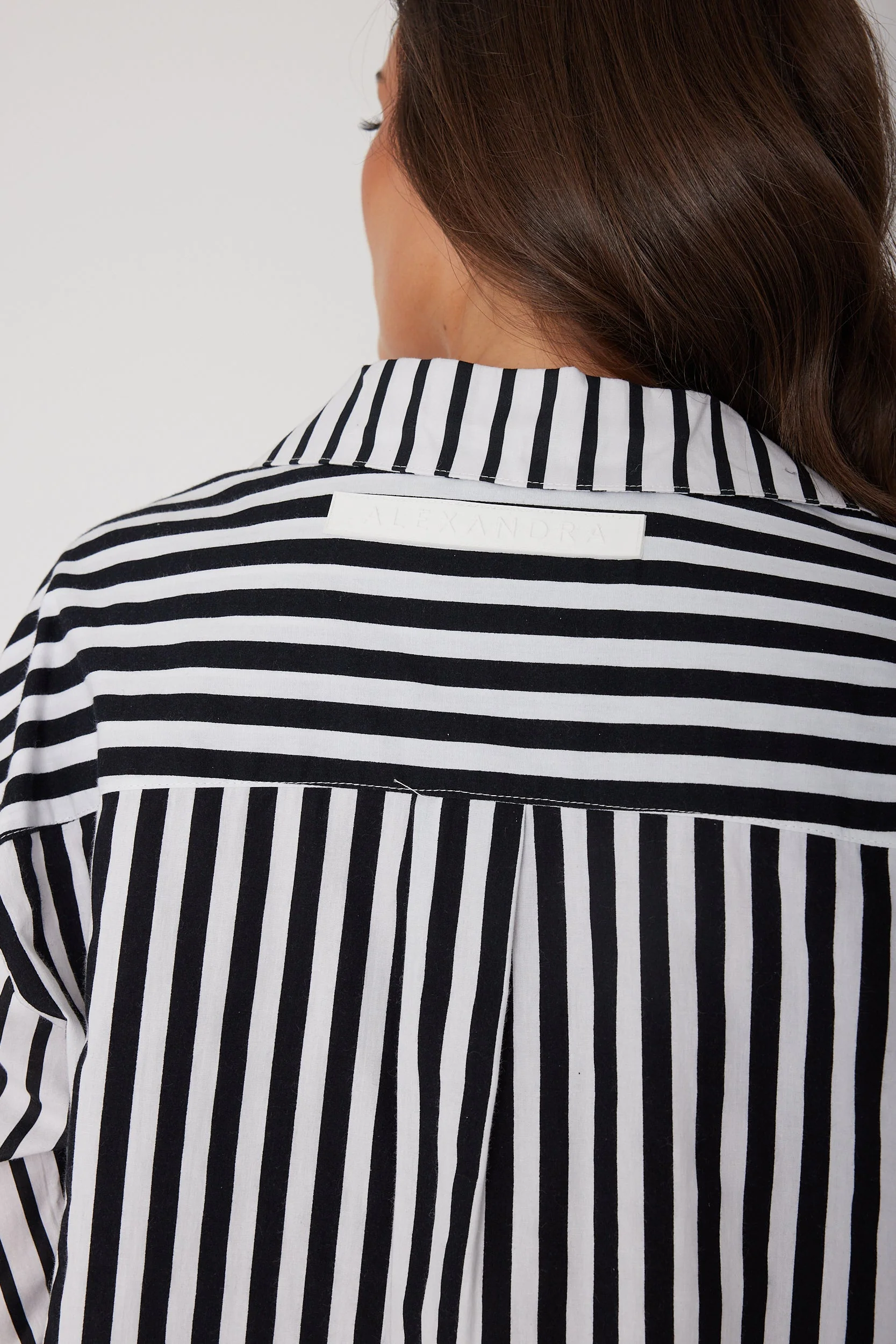 AUSTIN Shirt Mixed Stripe Black - Image 11