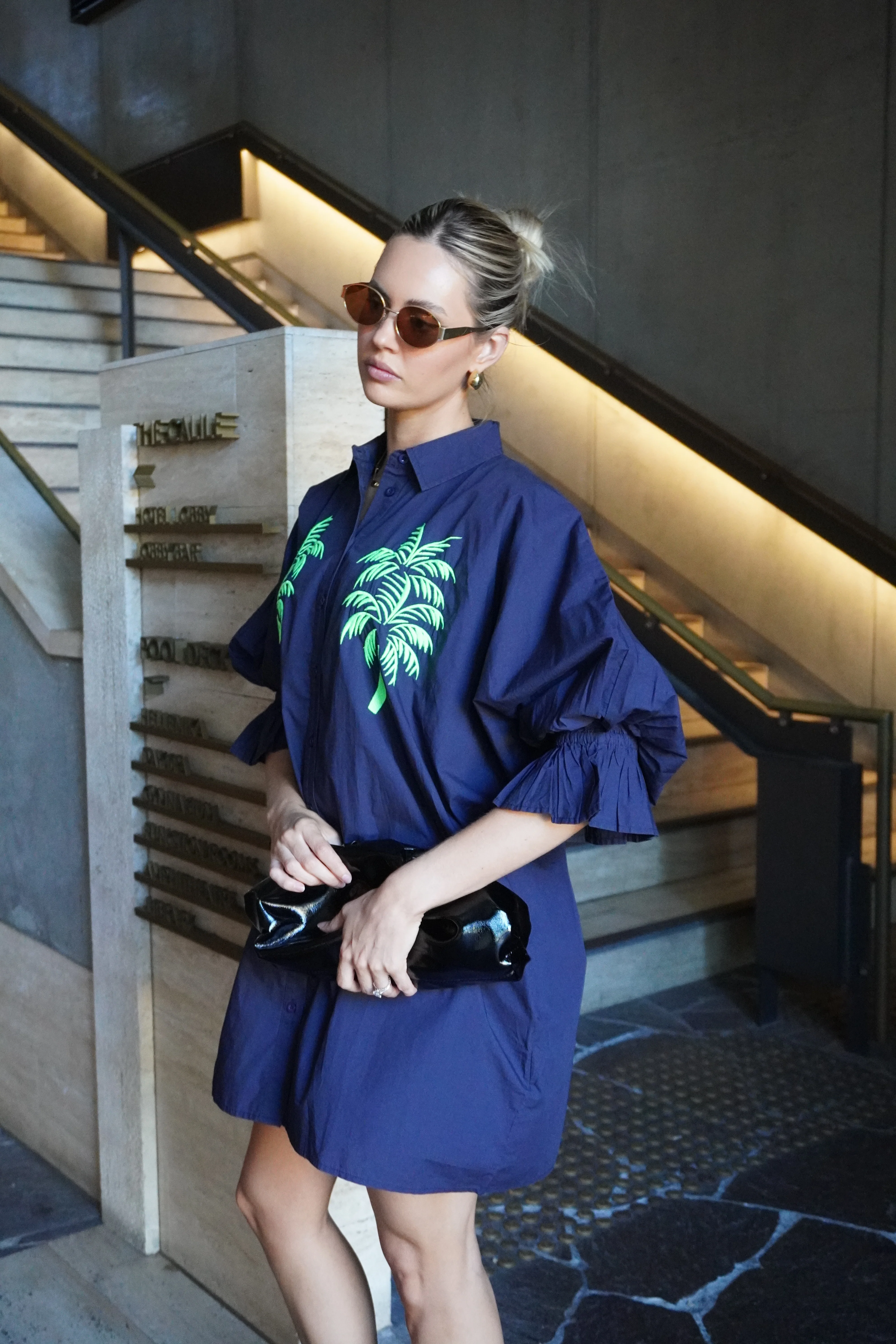 BENTLEY Dress Navy - Image 4