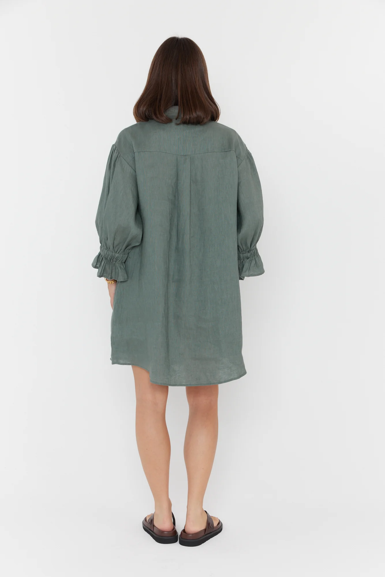 BERKEN Dress Dusty Green - Image 13
