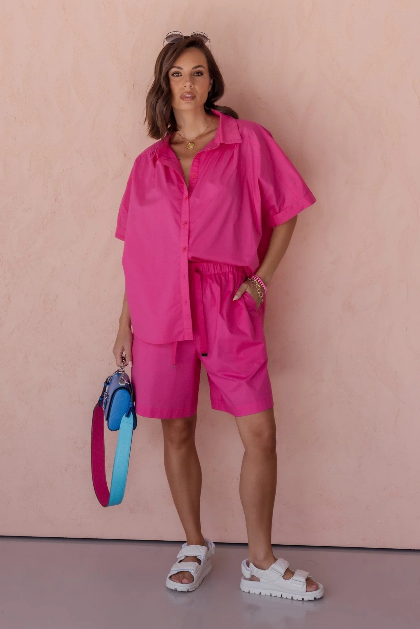 BONJOUR Shirt Pink - Image 3