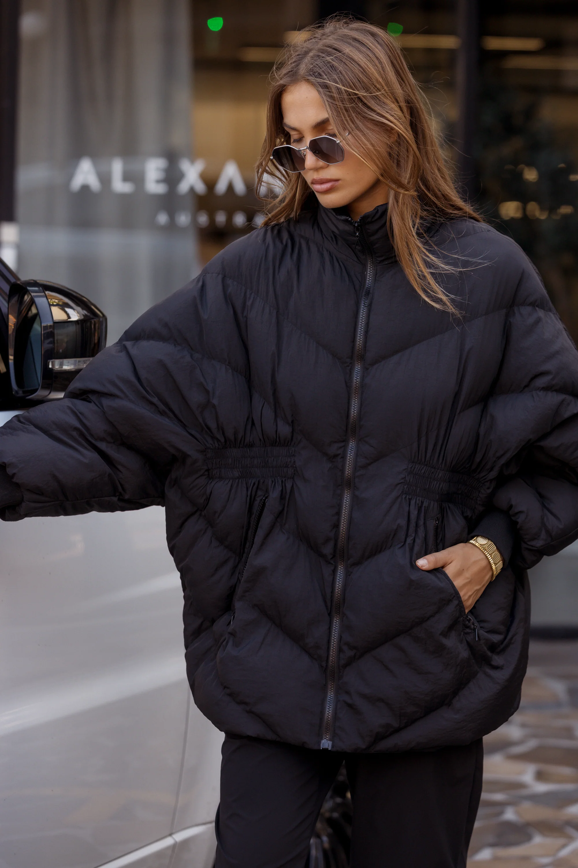 BONO Puffer Jacket Black - Image 3