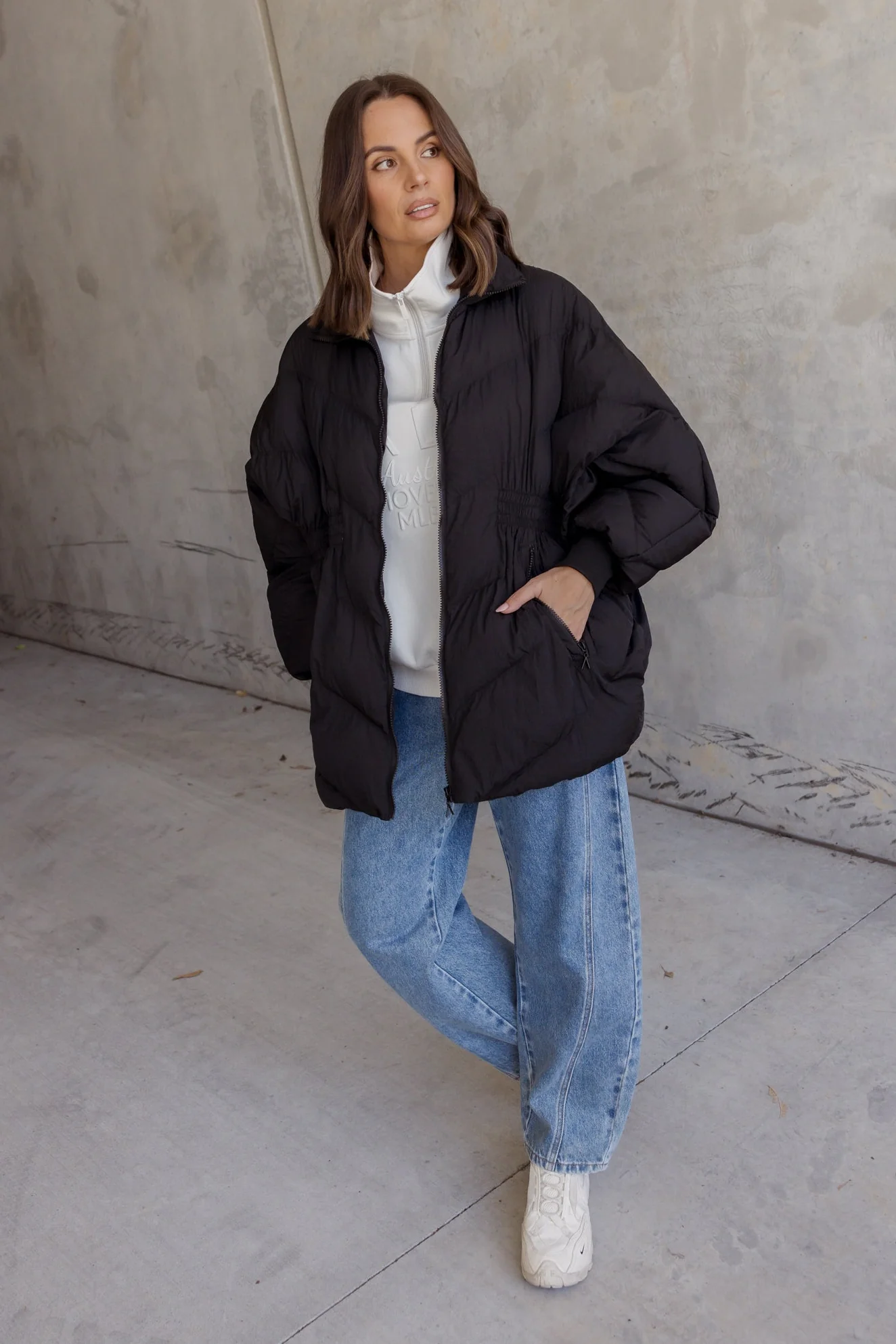 BONO Puffer Jacket Black - Image 4