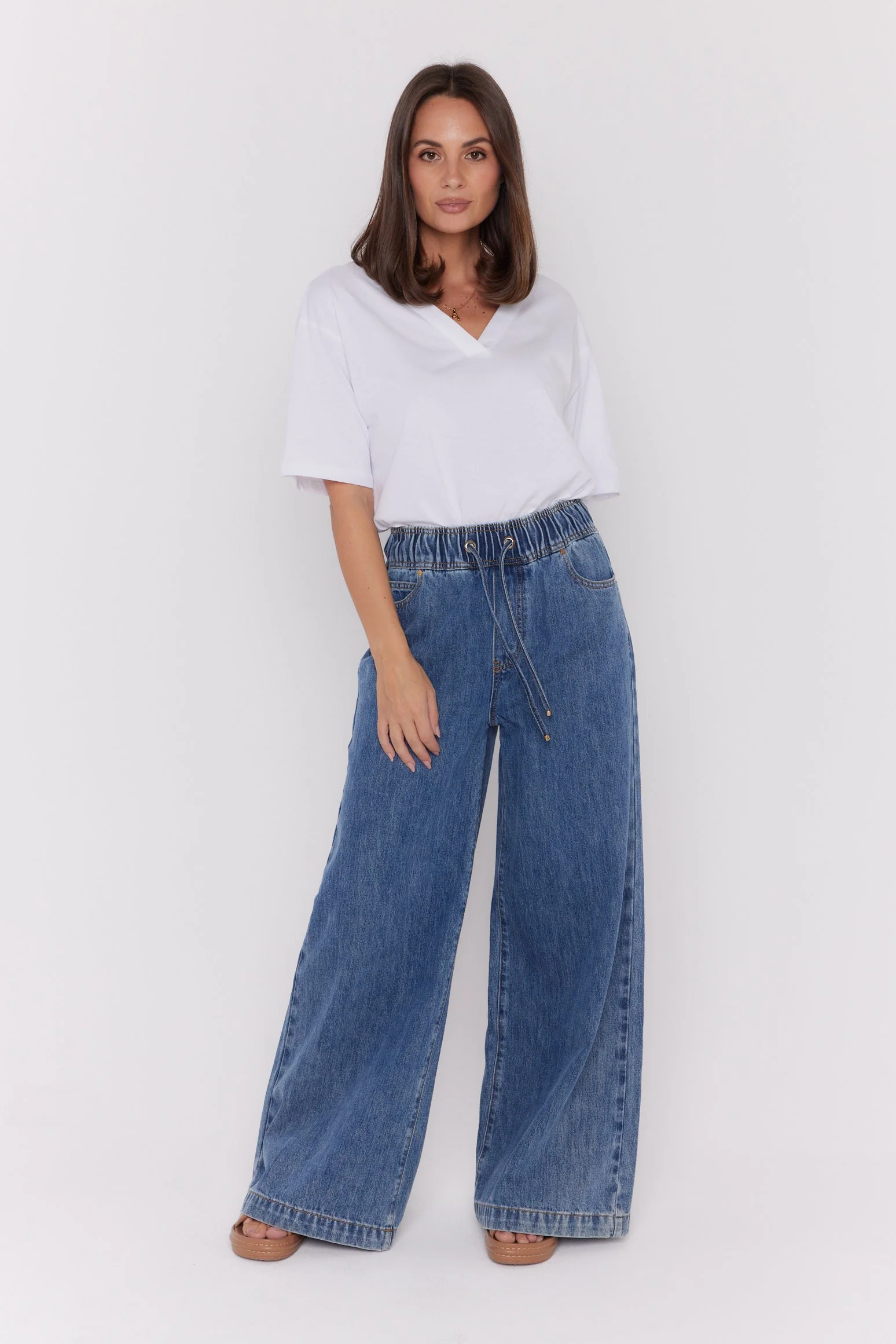CASEY Jeans Mid Blue Wash Denim - Image 8