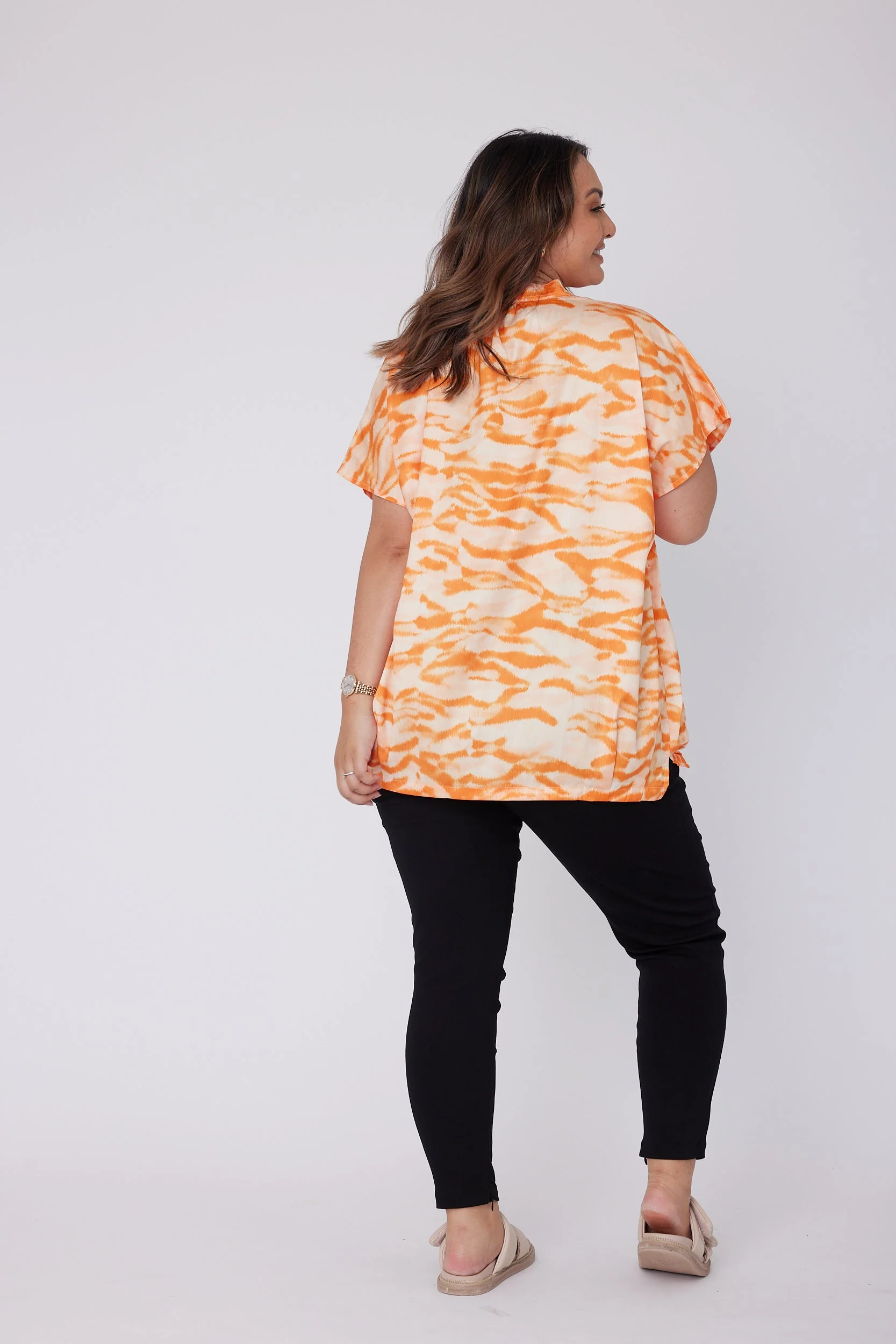 CHICAGO Blouse Orange - Image 10