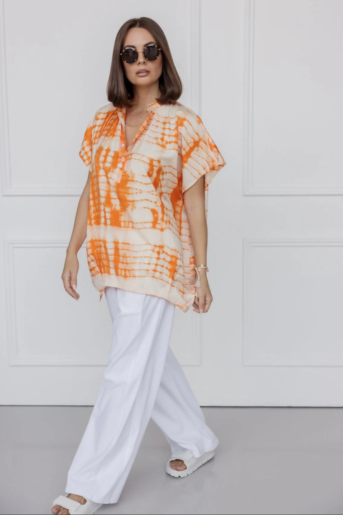 CHICAGO Blouse Orange - Image 2