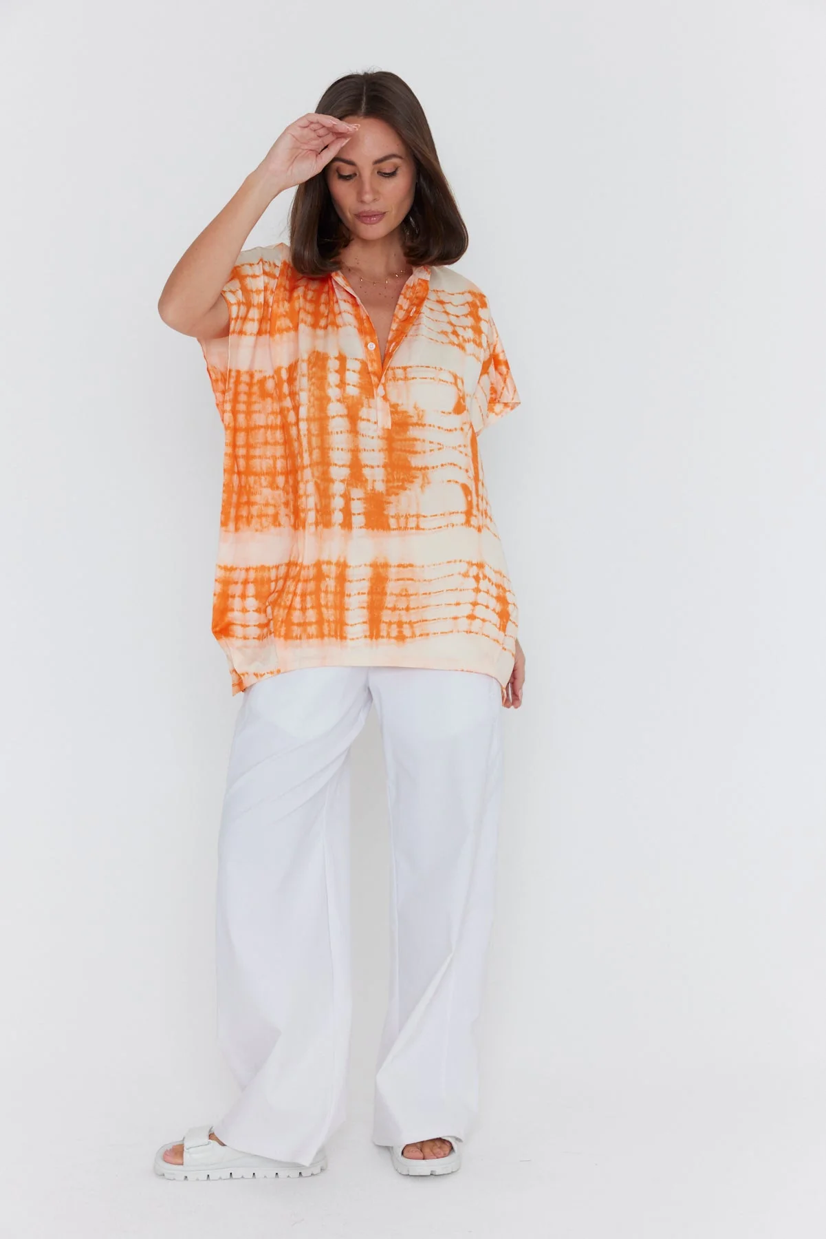 CHICAGO Blouse Orange - Image 4