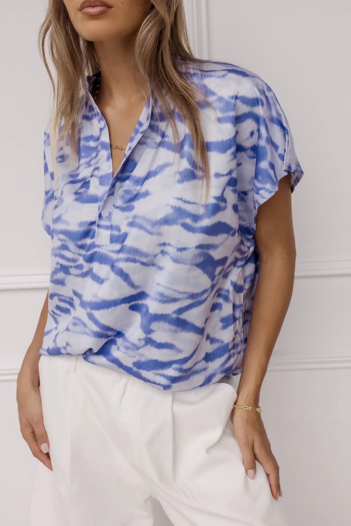 CHICAGO Blouse Purple - Image 2