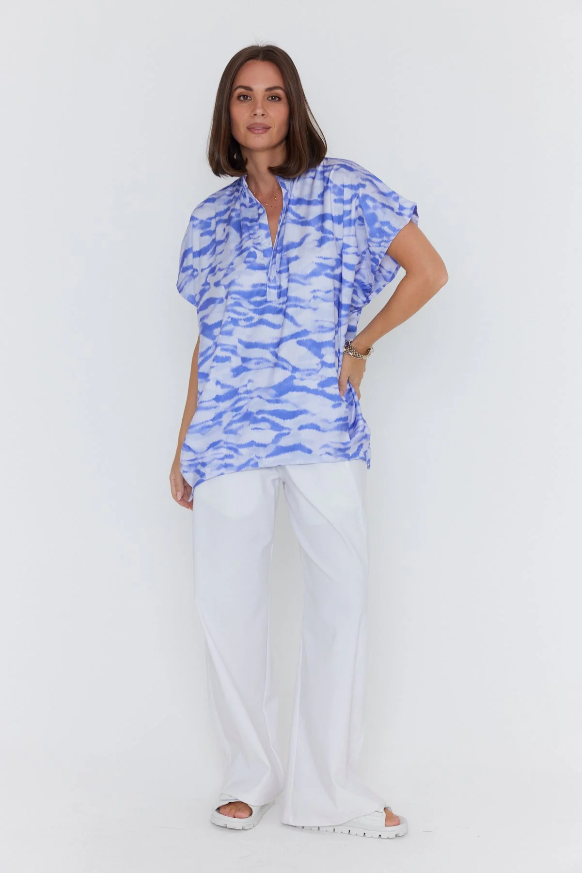 CHICAGO Blouse Purple - Image 5