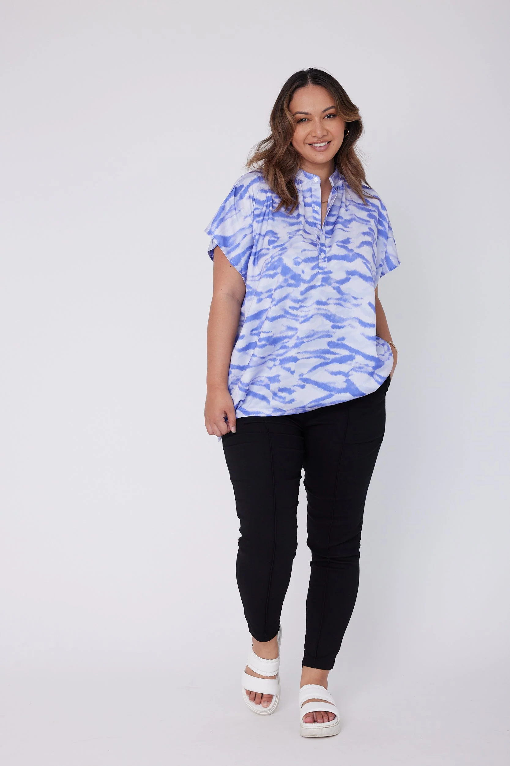 CHICAGO Blouse Purple - Image 9