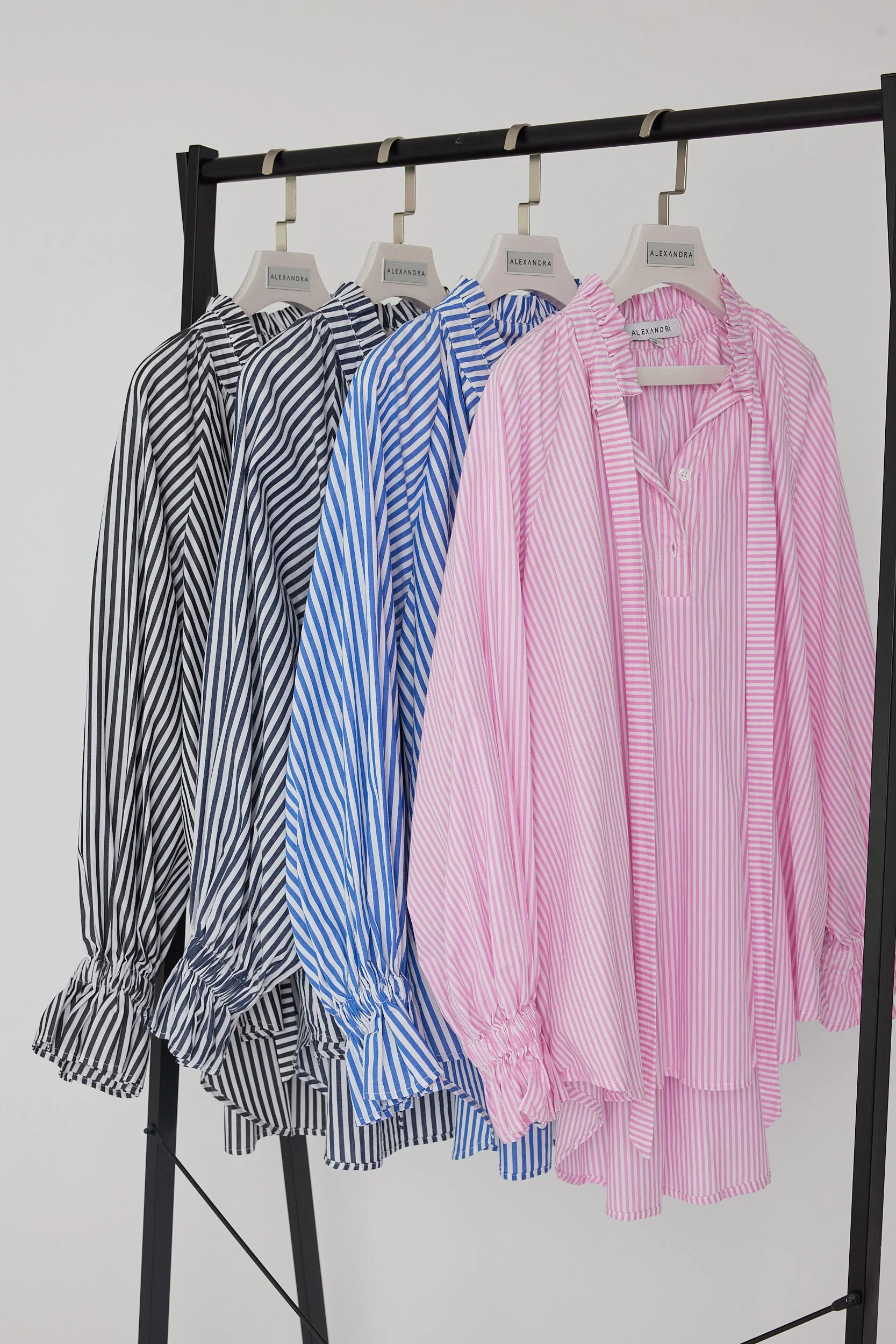 DANILL Blouse Pink Stripe - Image 5