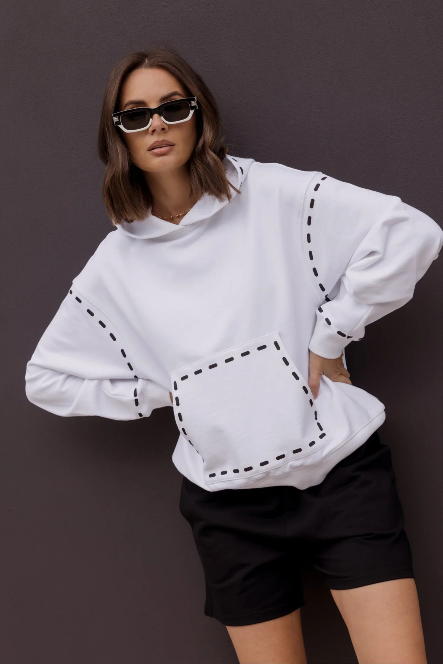 DASHES Jumper White