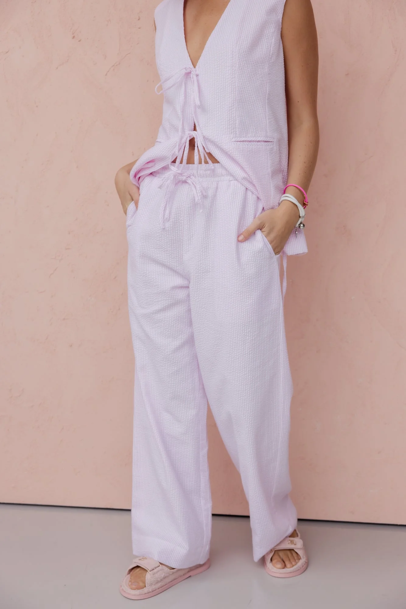 DENIS Pants Pink Stripe - Image 2