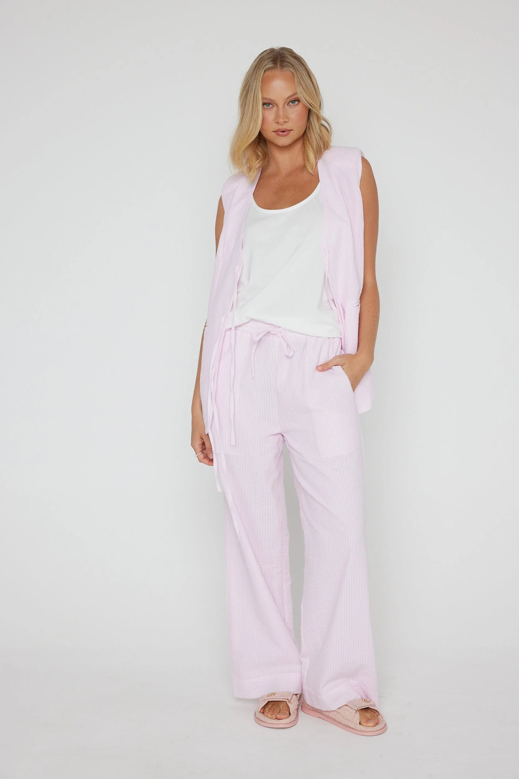 DENIS Pants Pink Stripe - Image 4