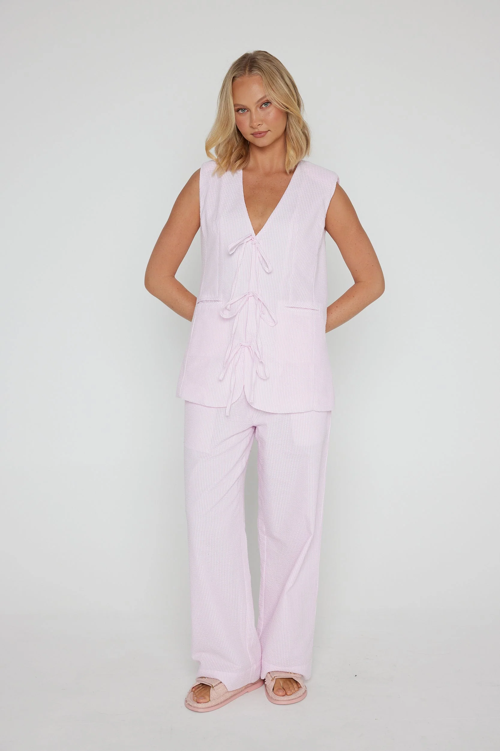 DENIS Pants Pink Stripe - Image 6