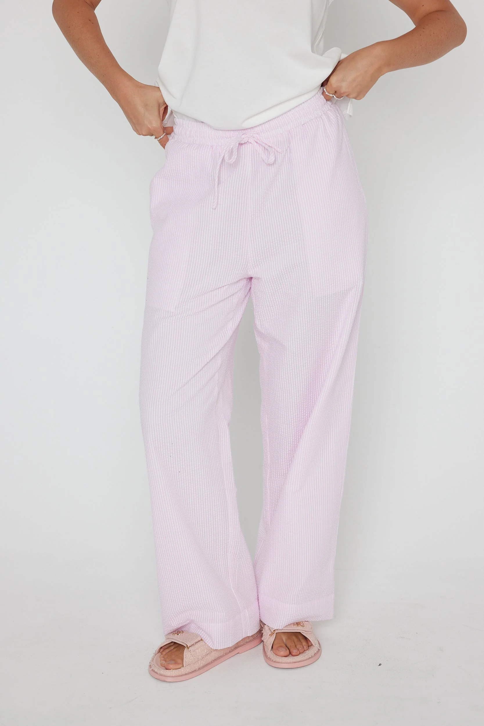DENIS Pants Pink Stripe - Image 7