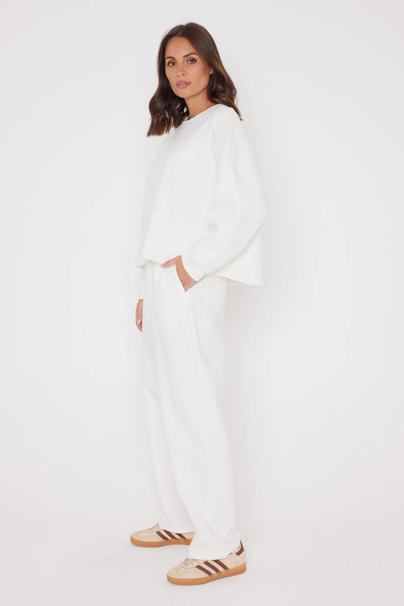 EMBY Long Sleeve Top White - Image 9
