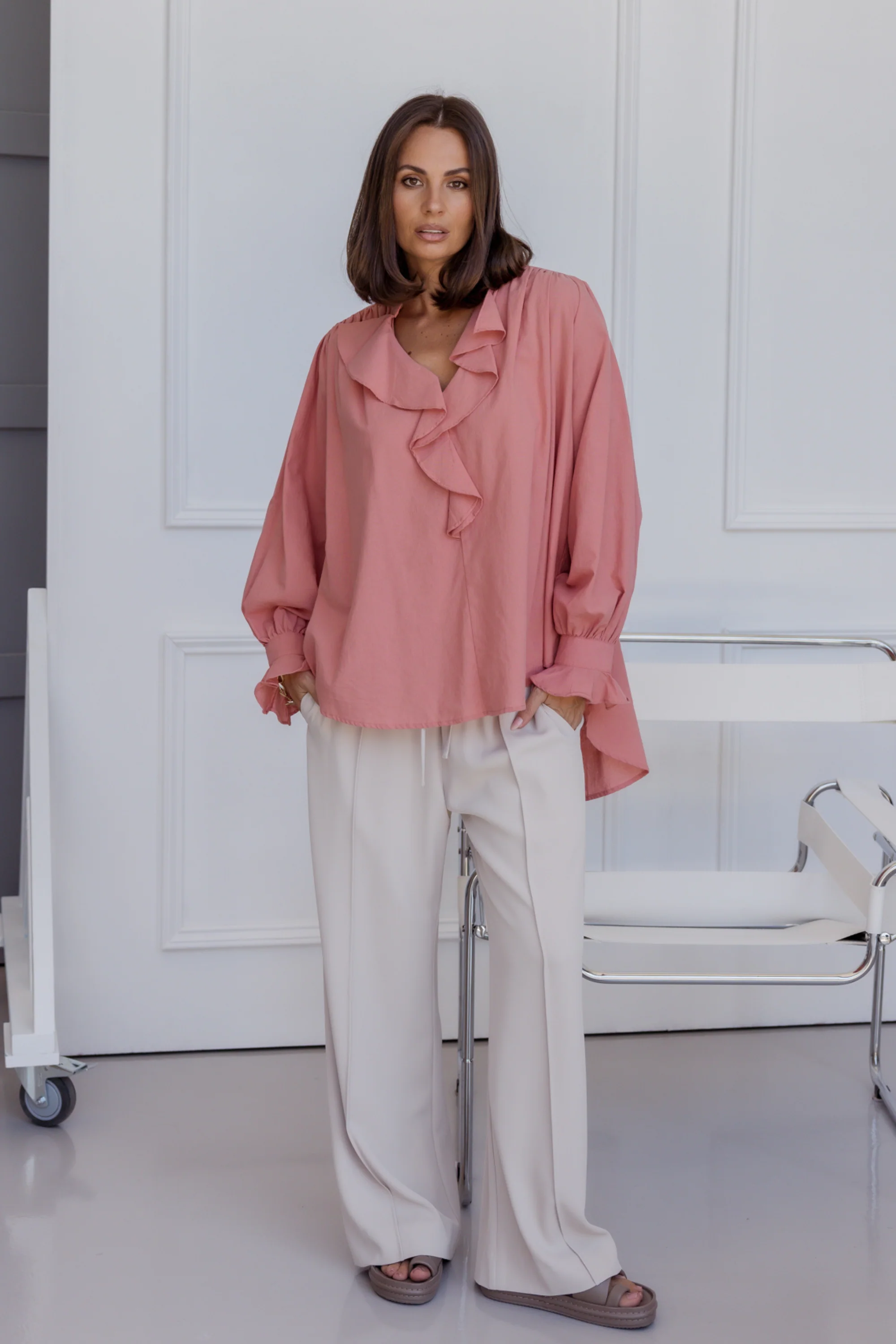 EQUINOX Blouse Dusty Rose - Image 2