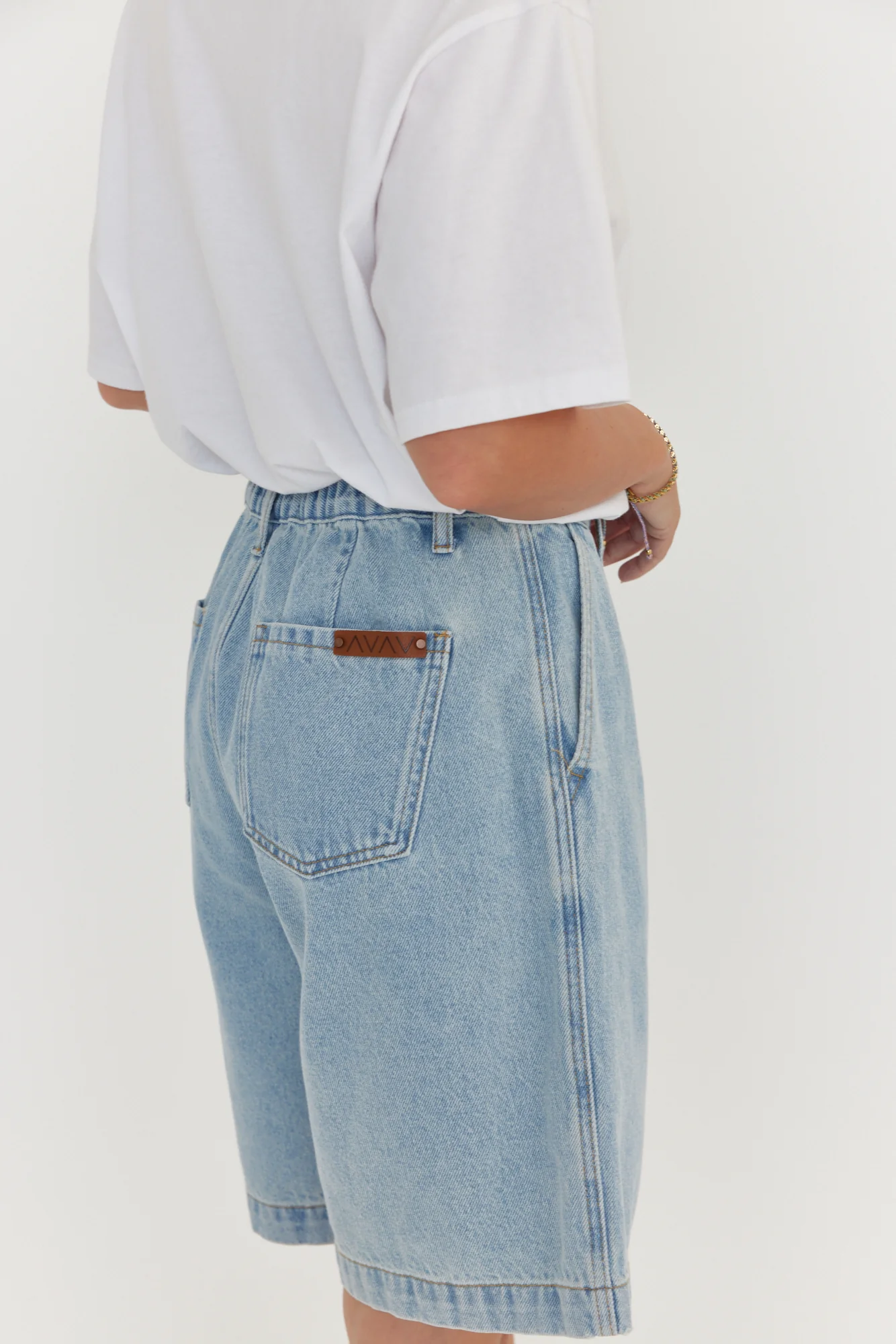 HARVEY Shorts Light Blue Denim - Image 10