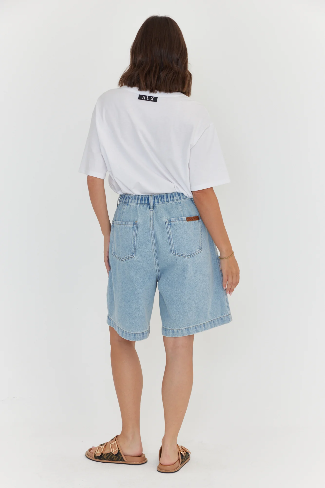 HARVEY Shorts Light Blue Denim - Image 15