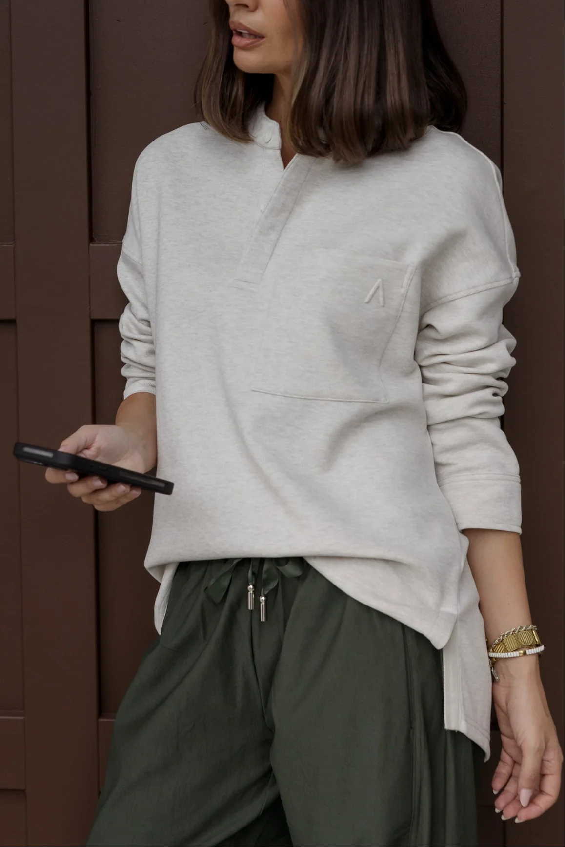 HENLEY Jumper Oat - Image 4