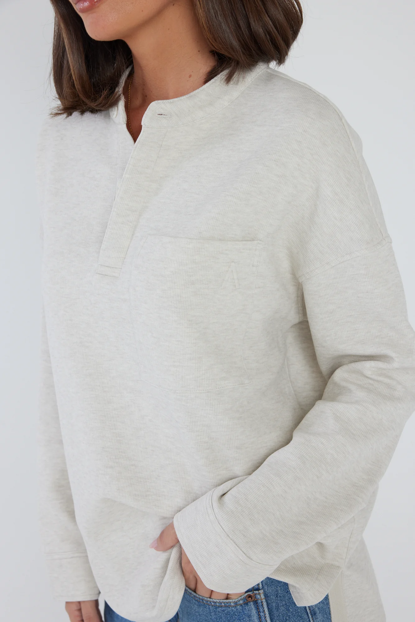 HENLEY Jumper Oat - Image 8