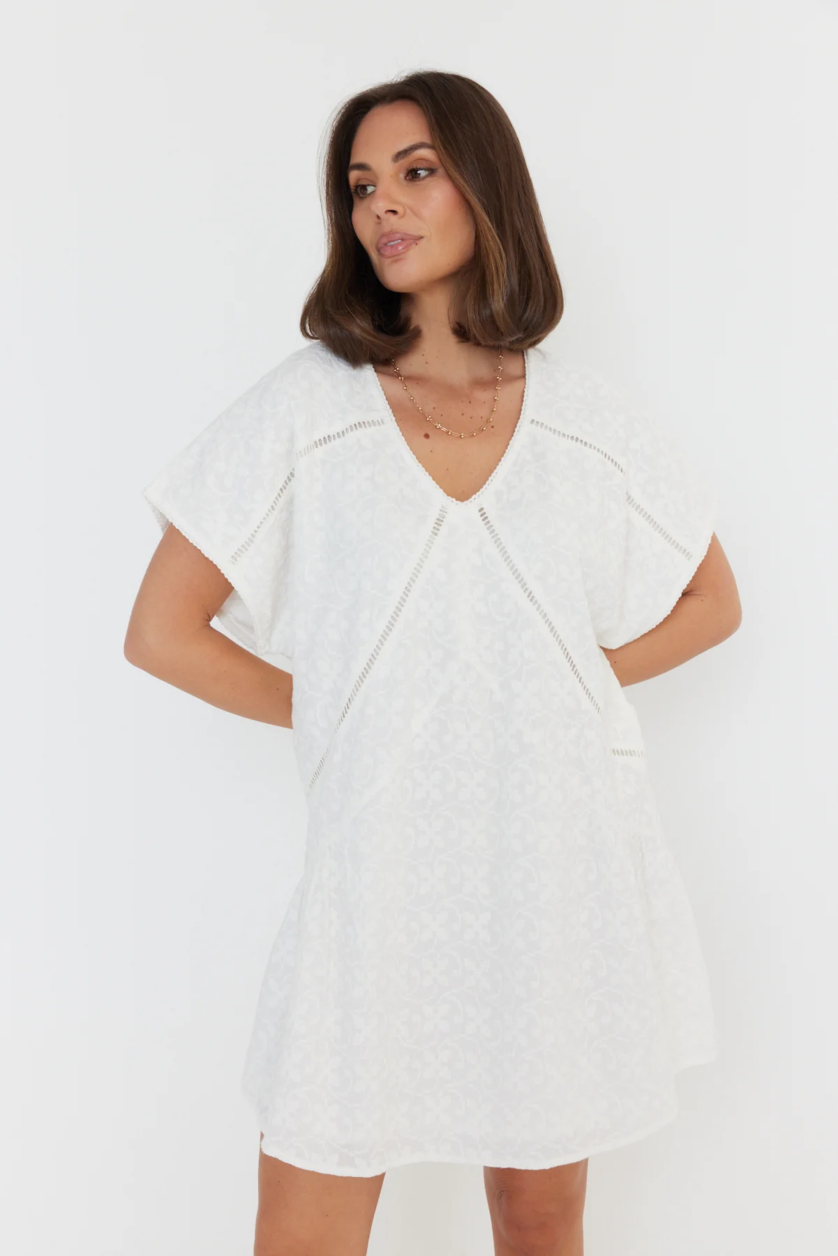 ISAAC Dress White - Image 9