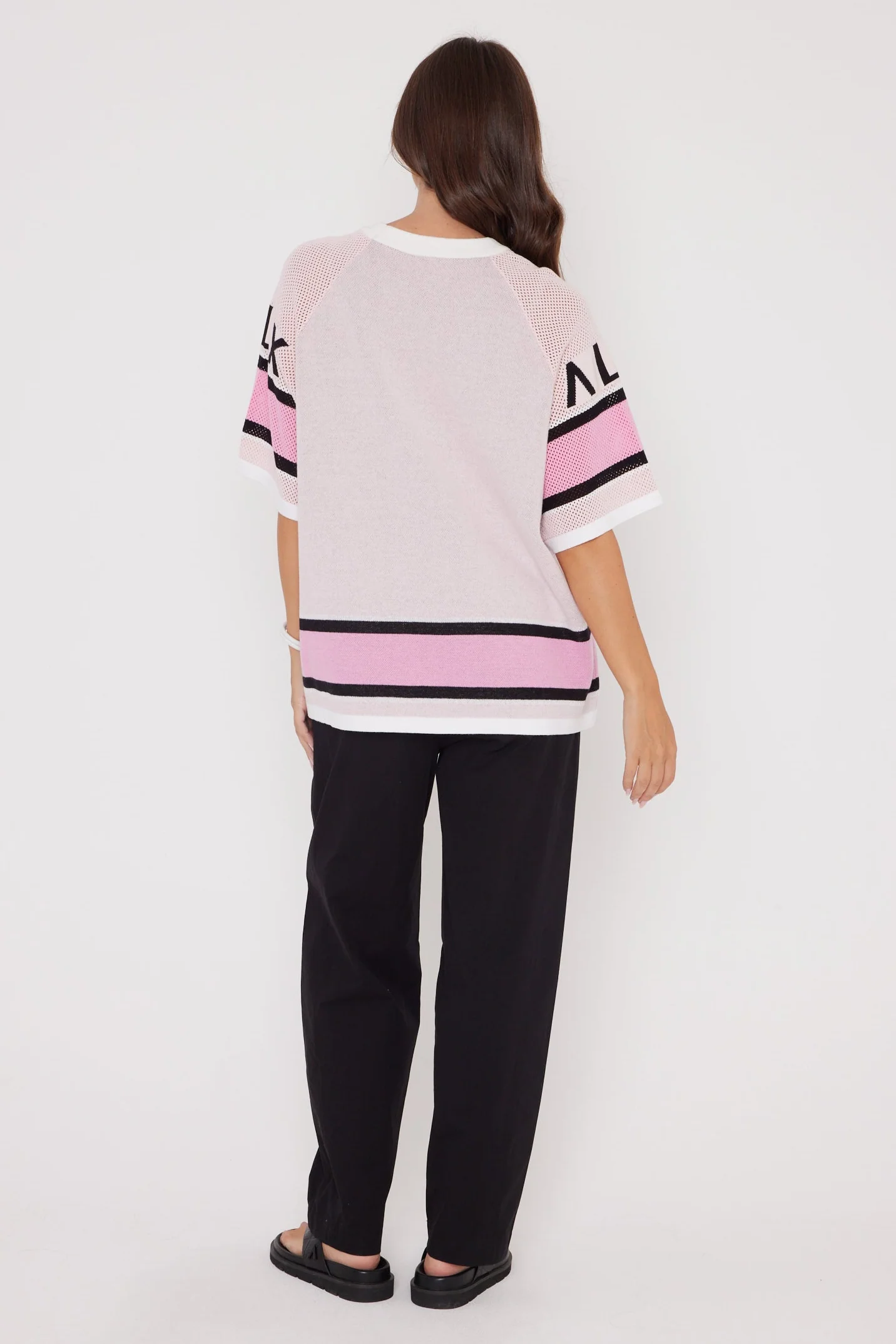 JESSIK Knit Top Pink - Image 11