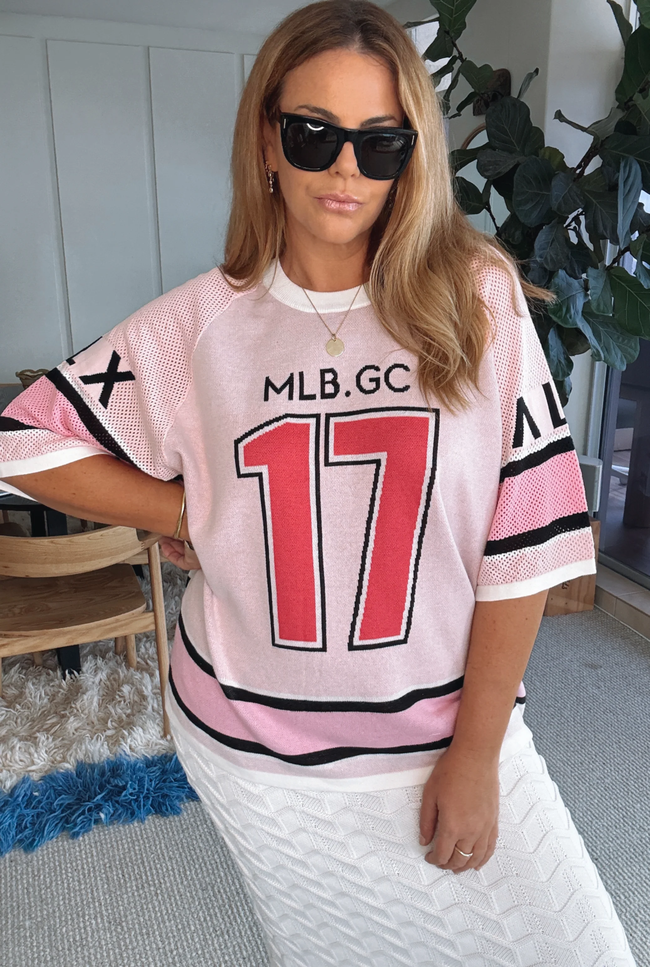 JESSIK Knit Top Pink - Image 5