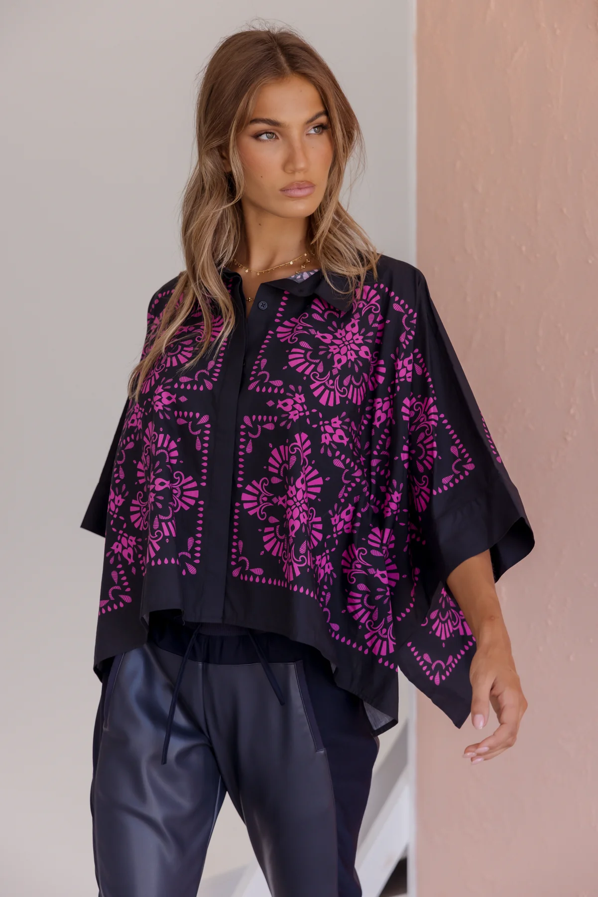 JHONAS Shirt Navy - Image 2