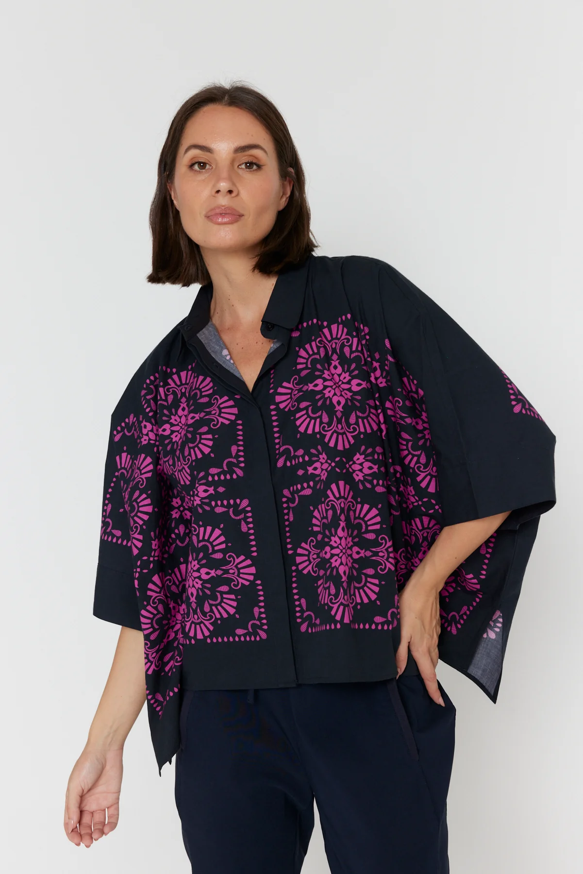 JHONAS Shirt Navy - Image 6