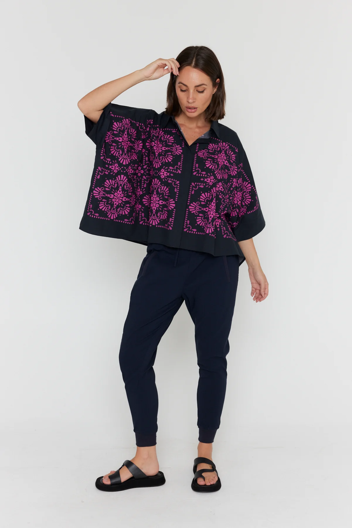 JHONAS Shirt Navy - Image 7