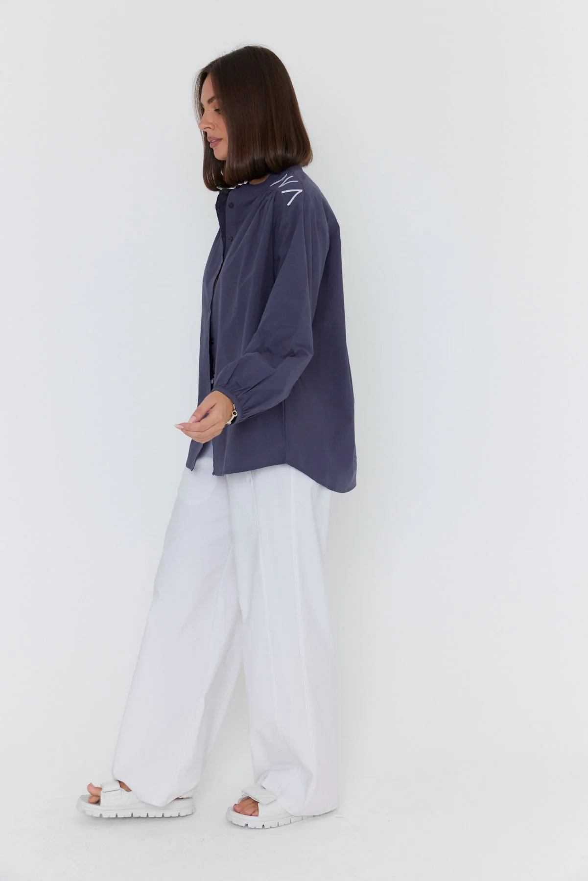 KNIGHT Blouse Charcoal - Image 8