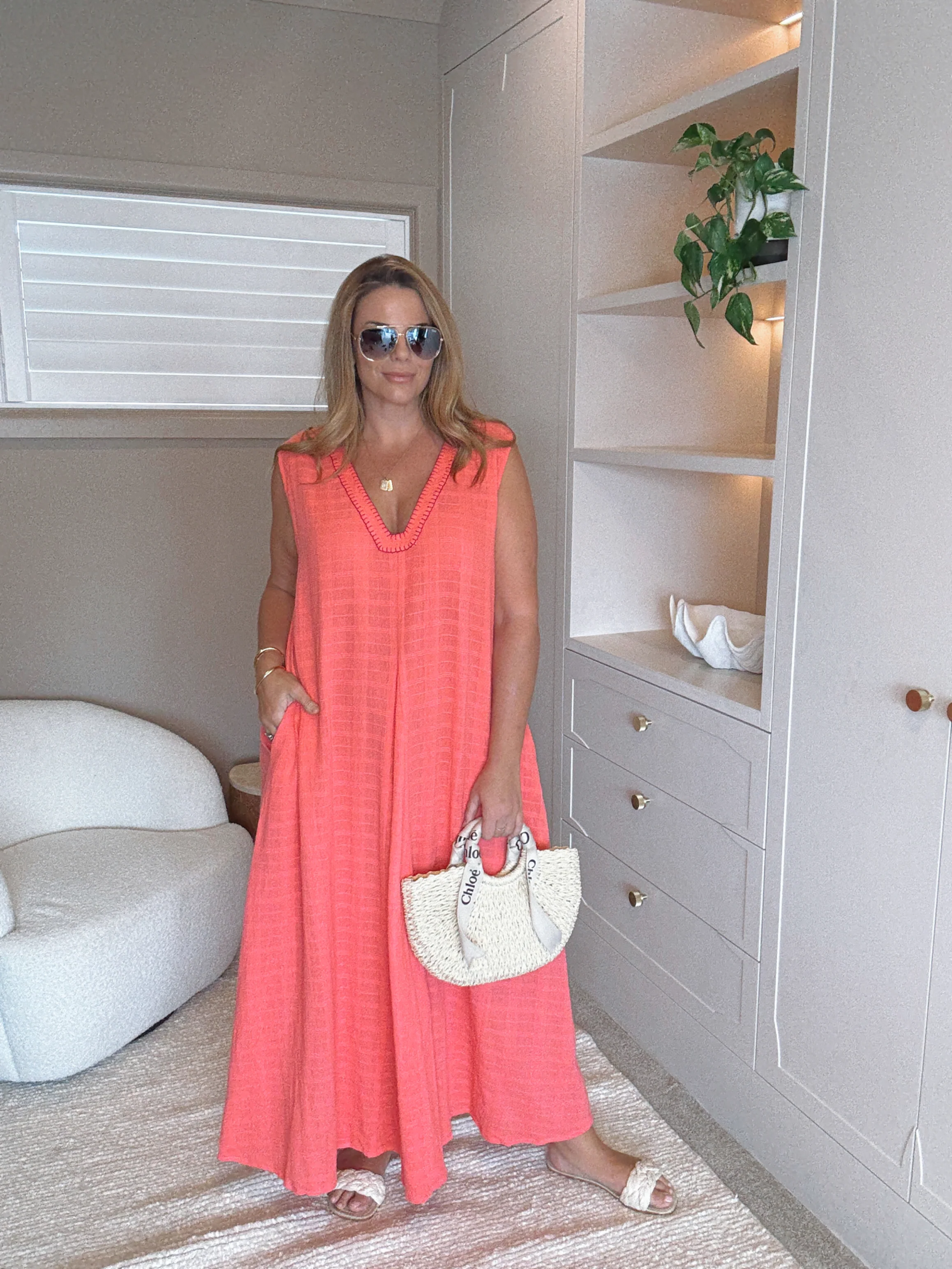 LYLA Dress Coral - Image 5