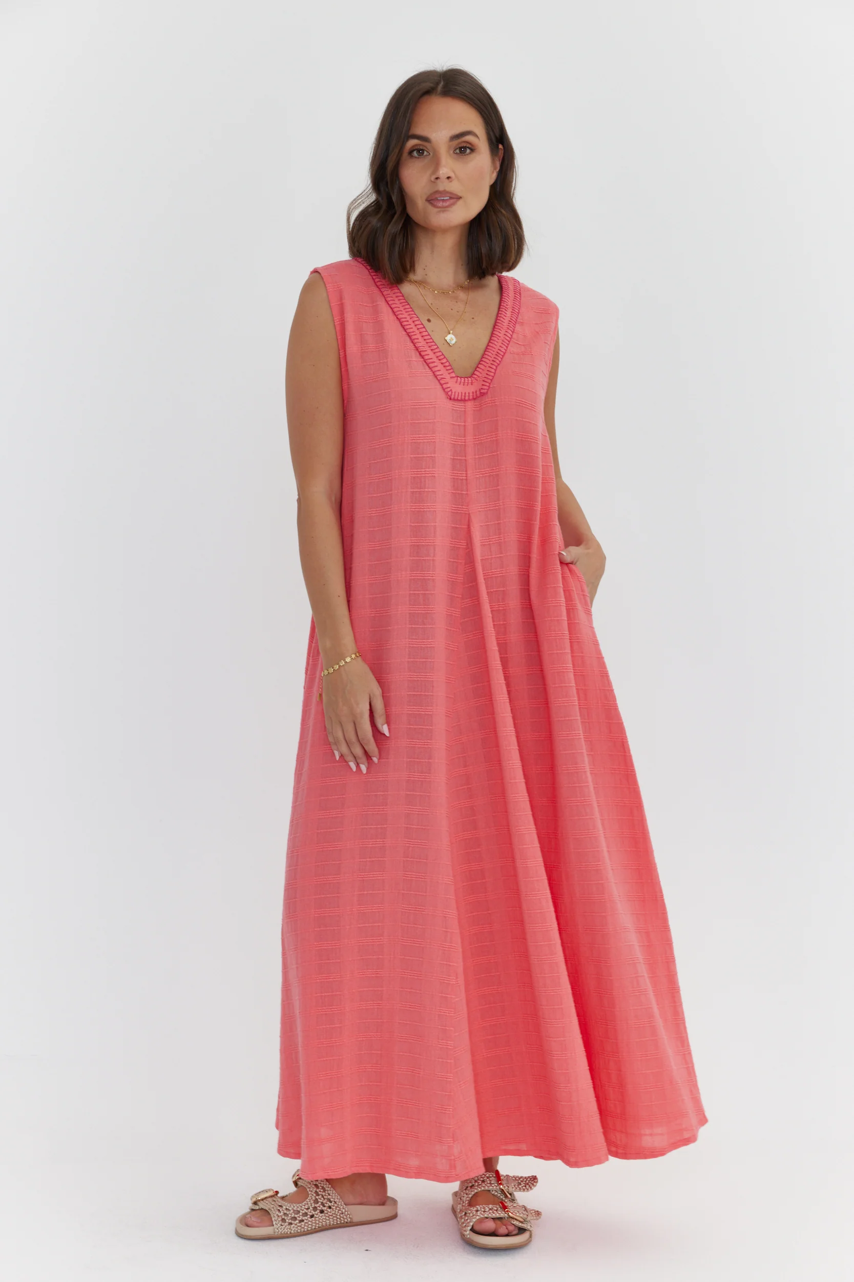 LYLA Dress Coral - Image 6
