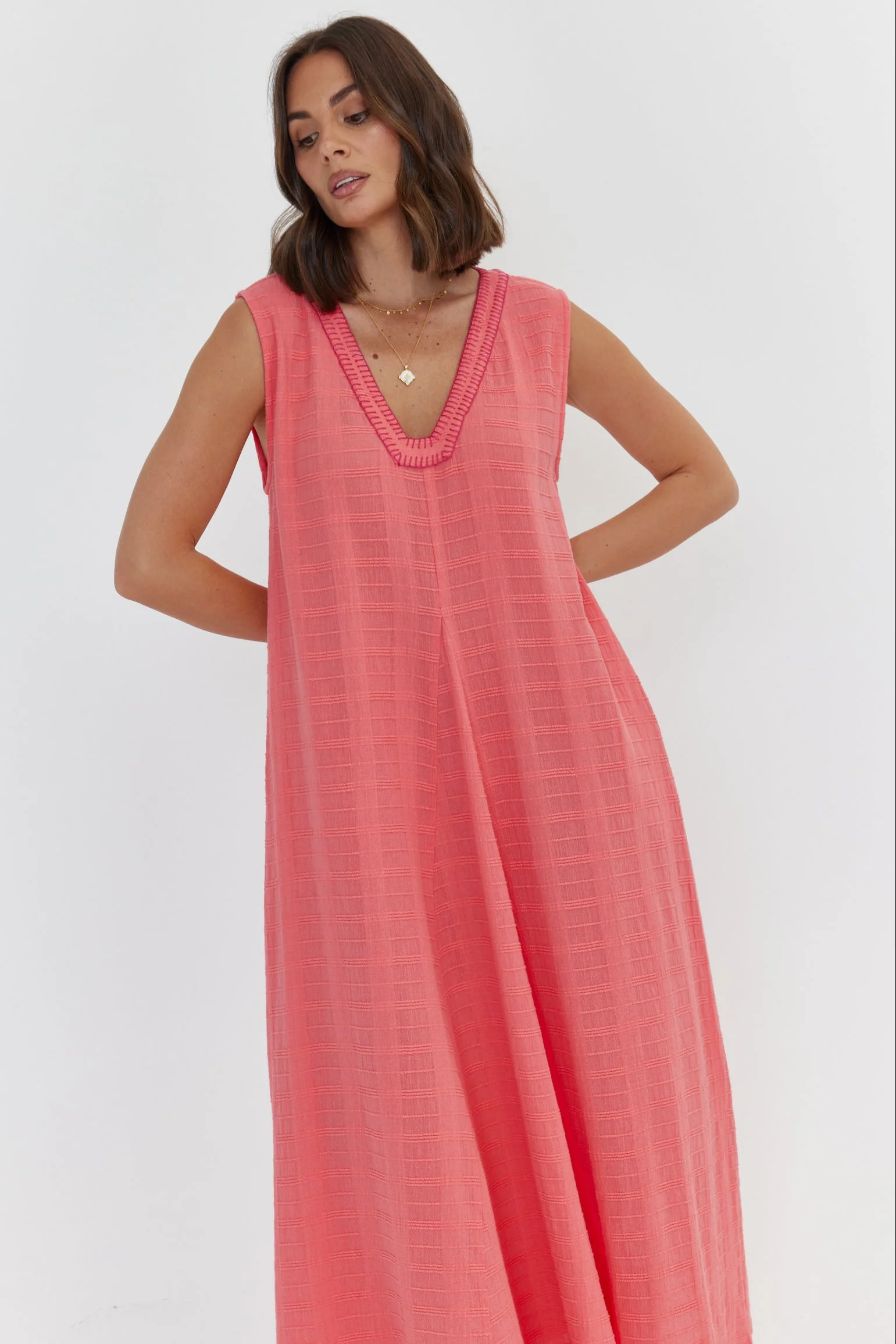LYLA Dress Coral - Image 8