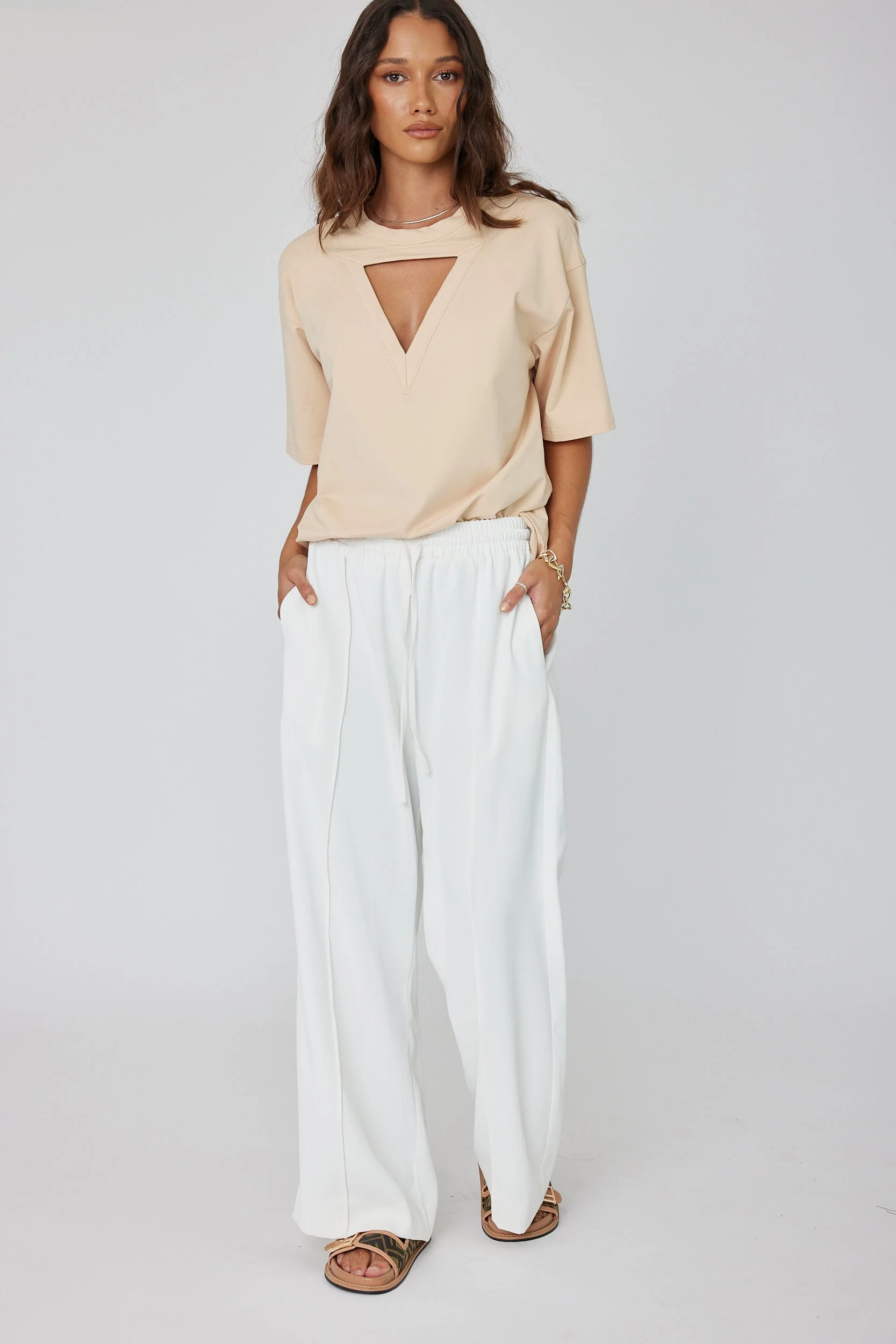MARCUS T-Shirt Beige - Image 6