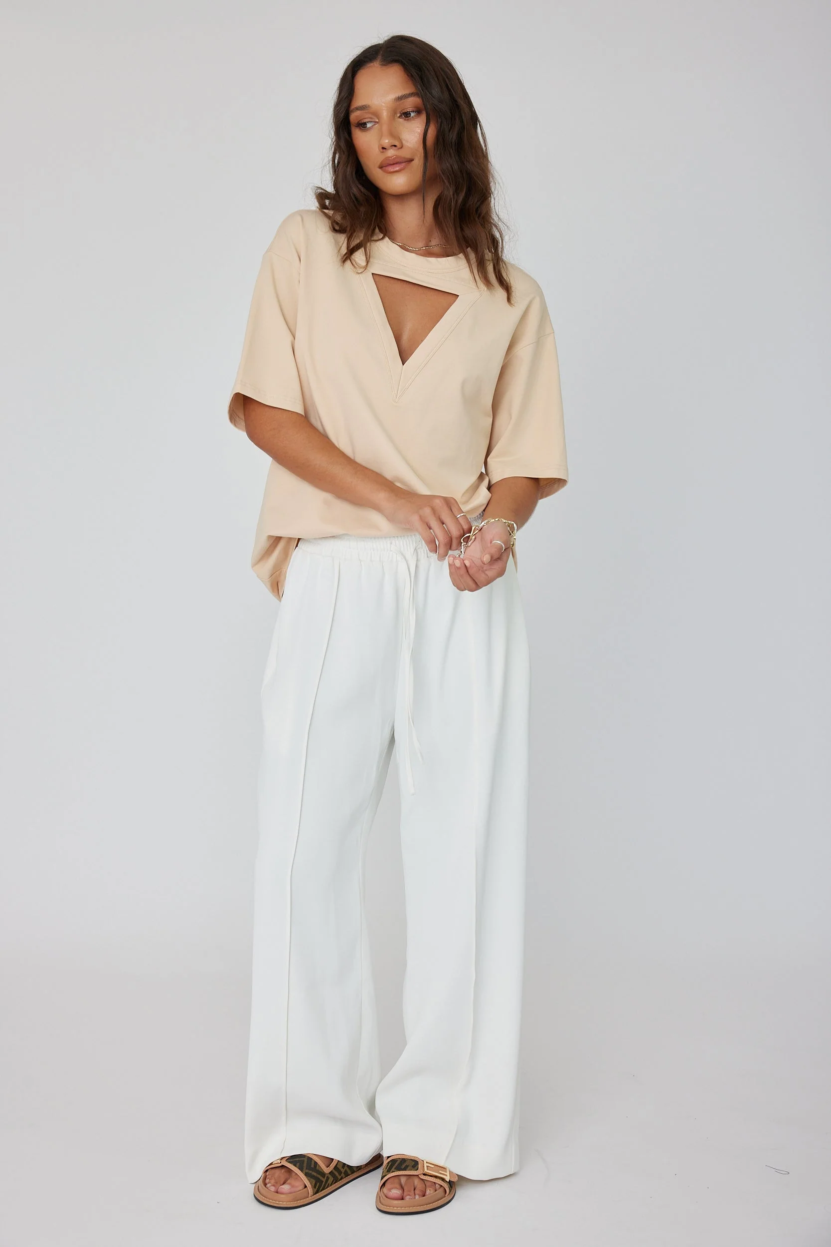 MARCUS T-Shirt Beige - Image 8