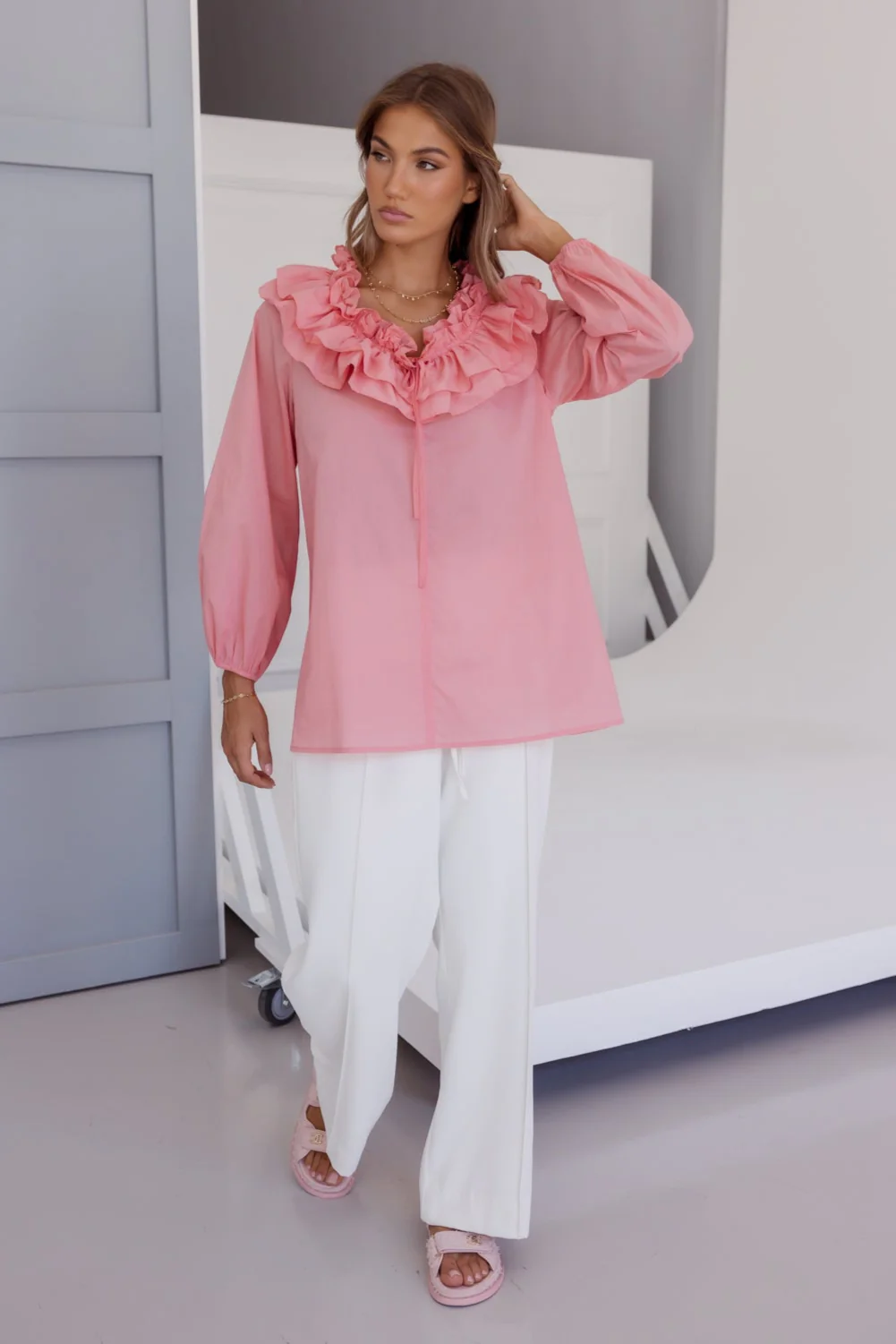MATOS Blouse Peach - Image 2