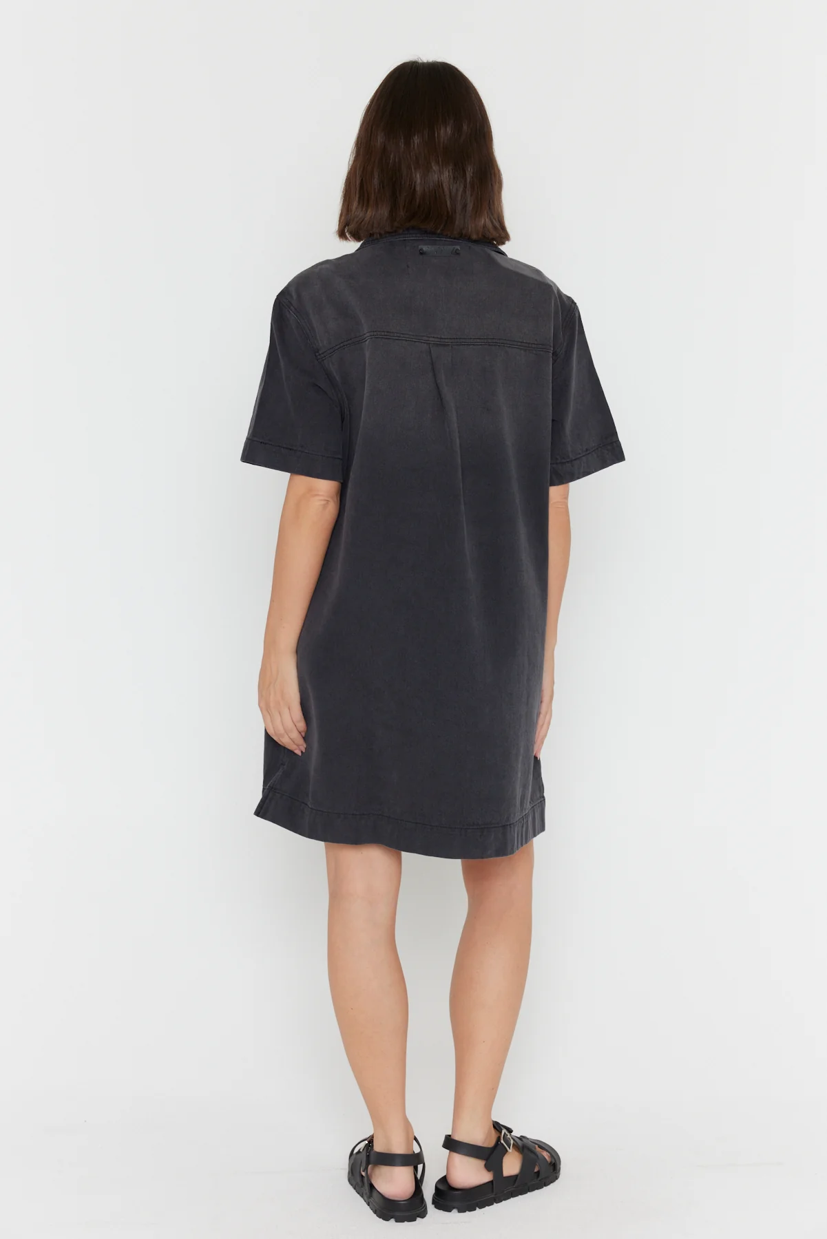 MILANO Dress Black Denim - Image 11
