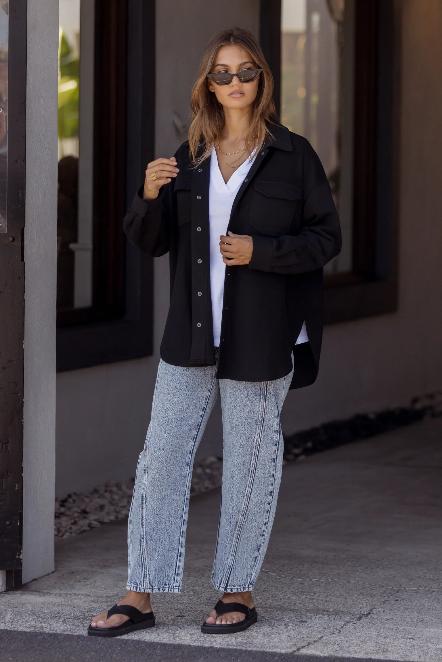 NELSIE Shacket Black - Image 2