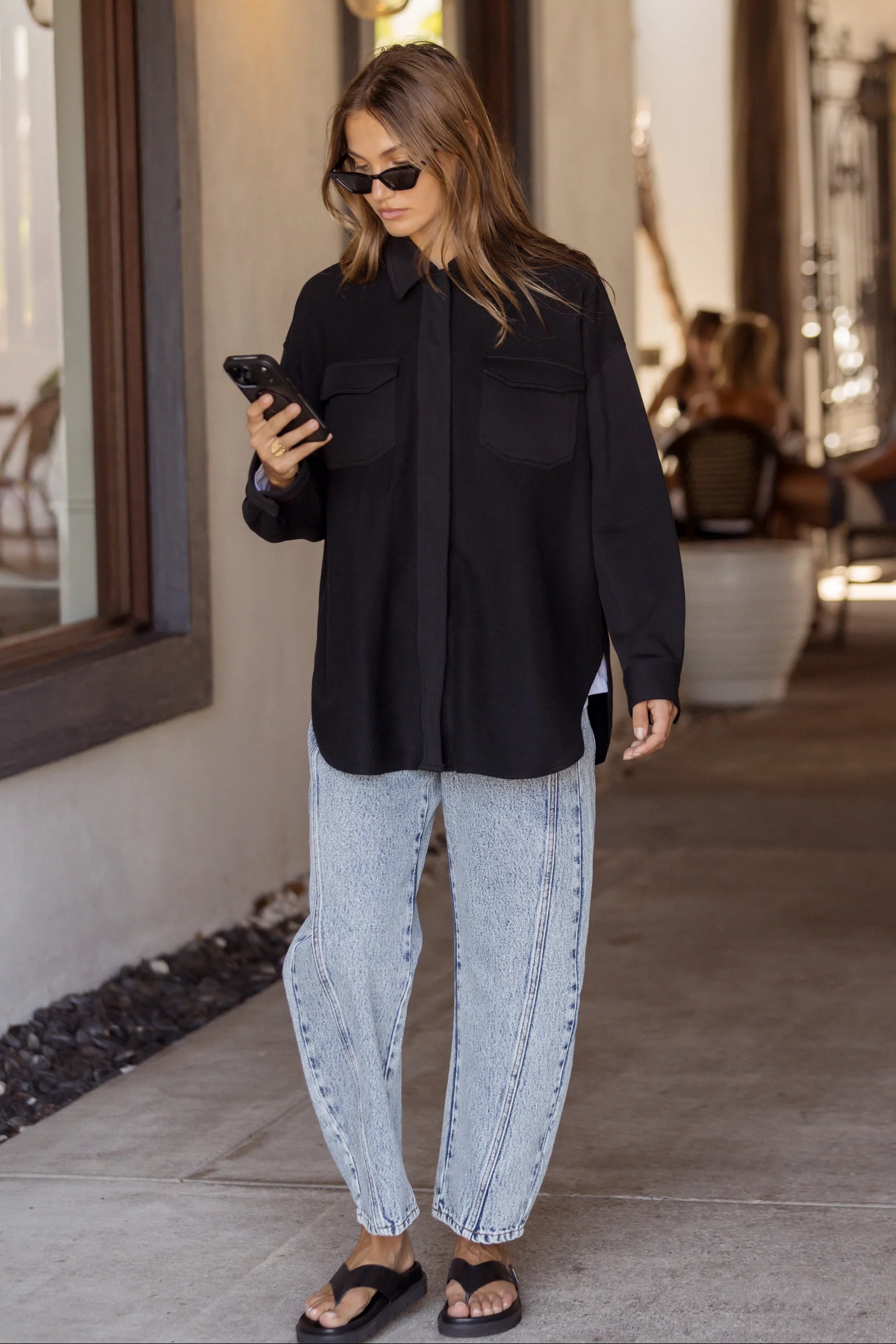 NELSIE Shacket Black - Image 4