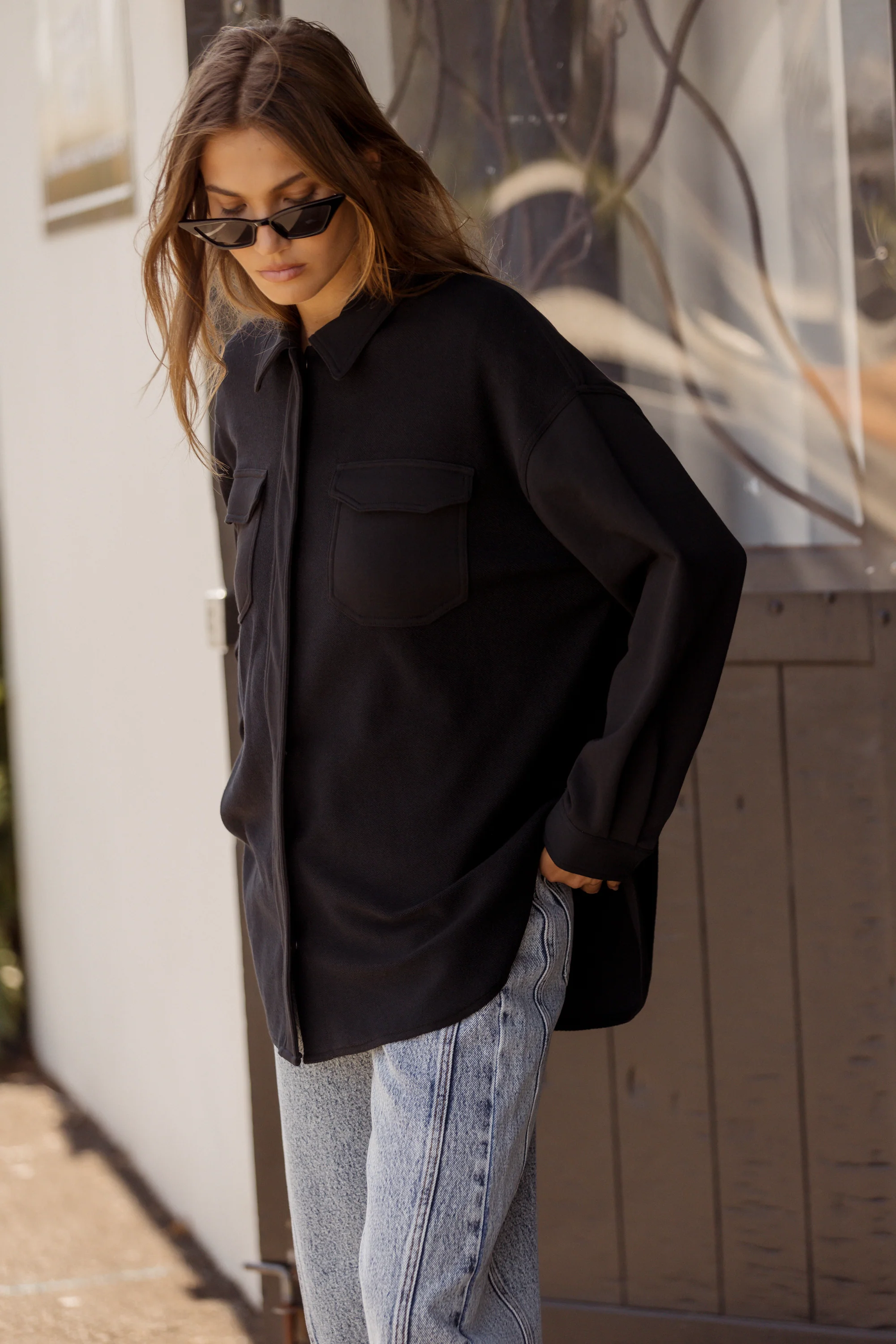 NELSIE Shacket Black - Image 5