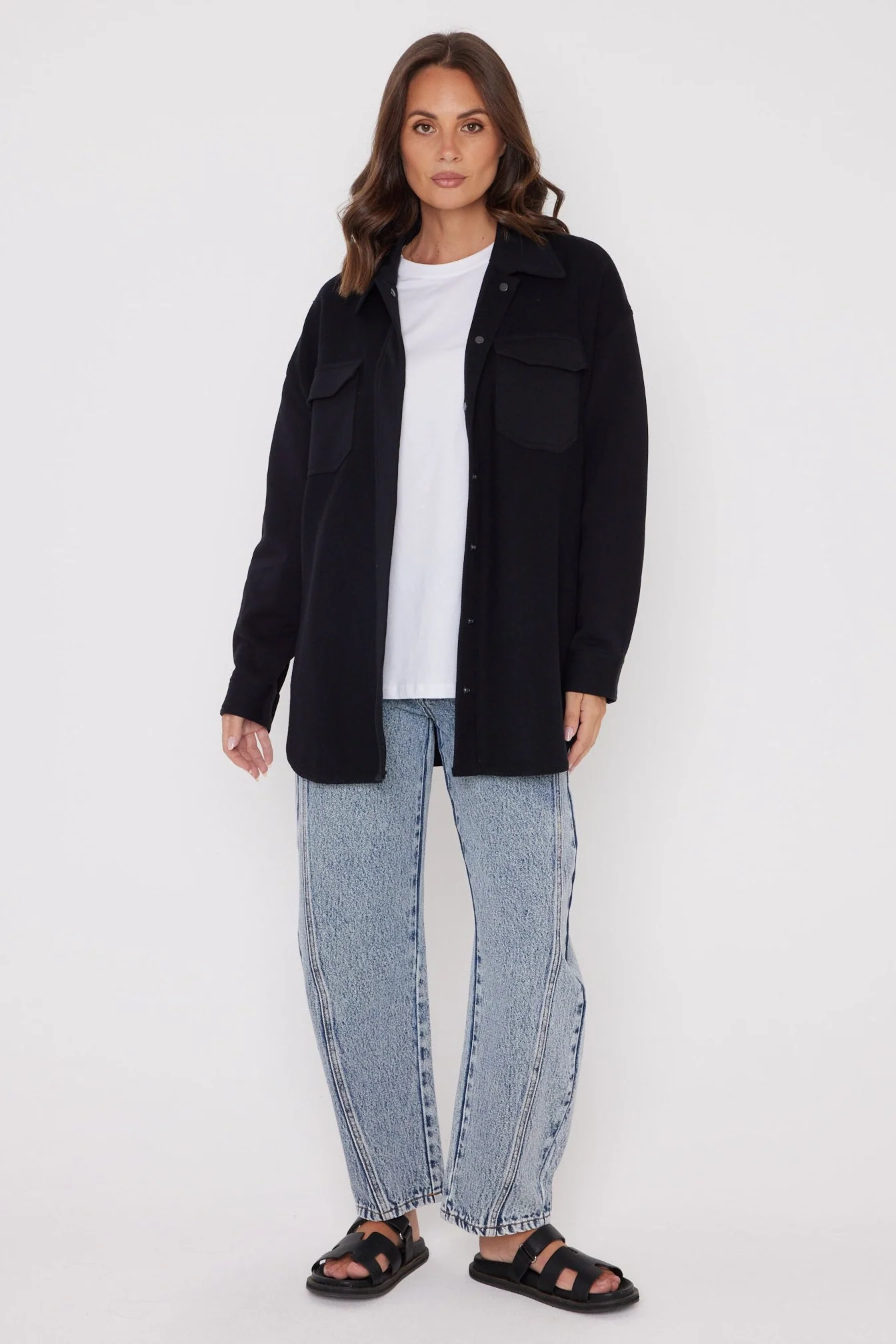 NELSIE Shacket Black - Image 6