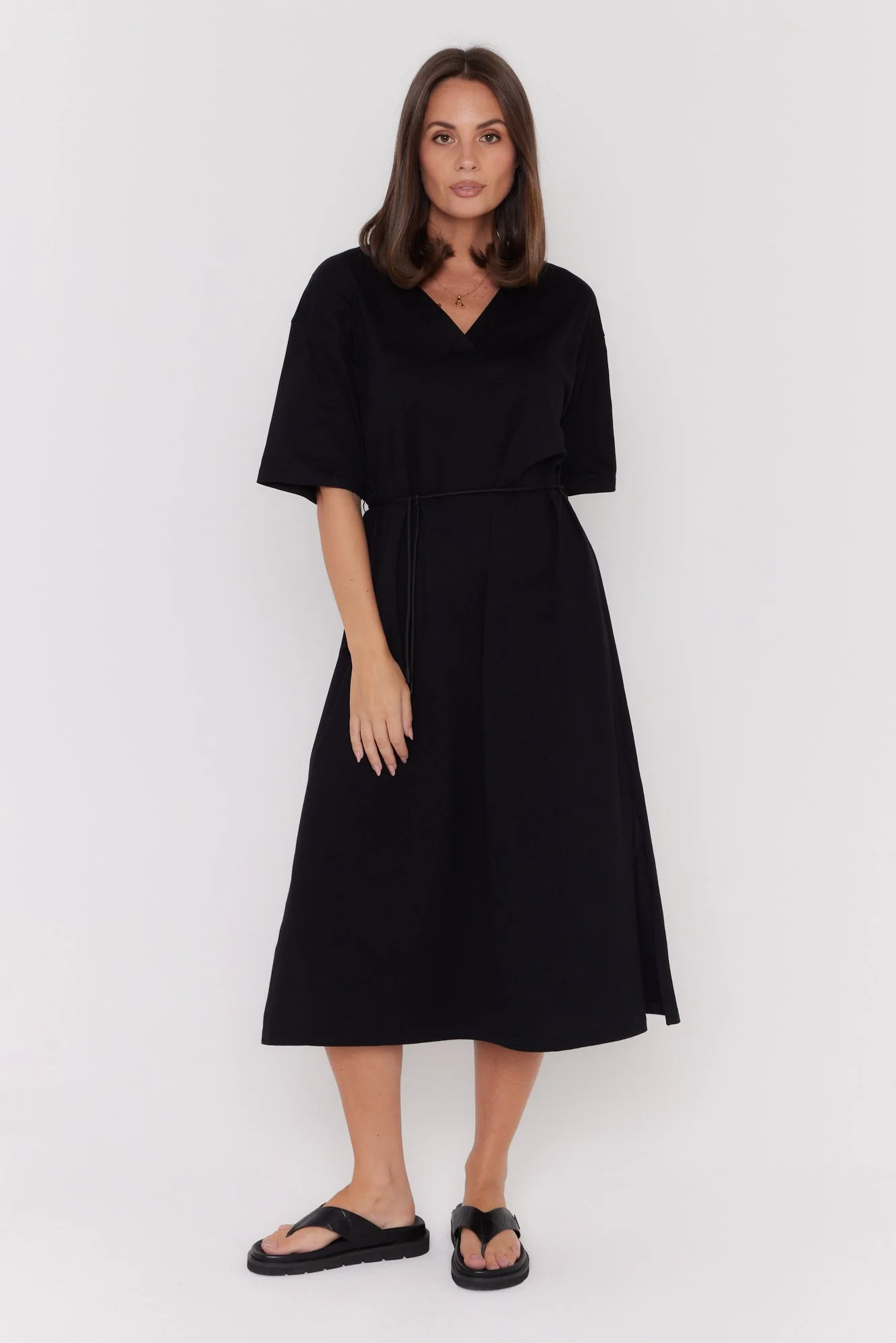 NIX Midi Dress Black - Image 5